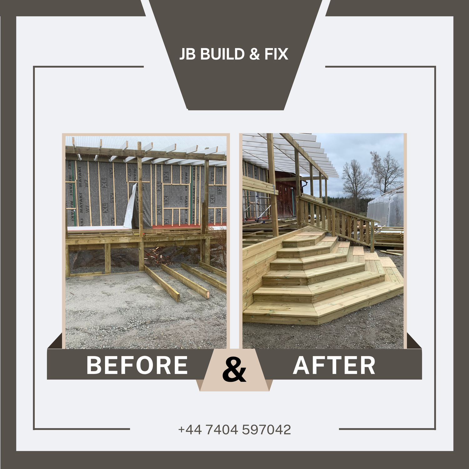 Before And After by JB Build and Fix Ltd, Dorset