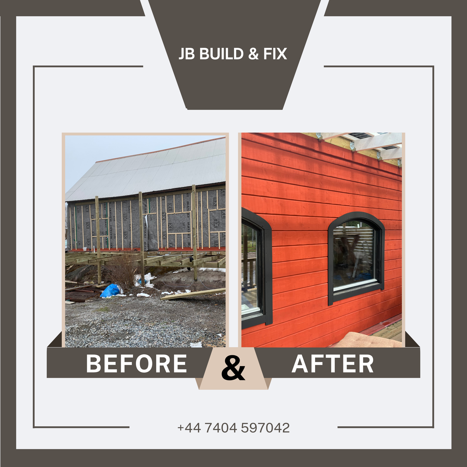 Before And After by JB Build and Fix Ltd, Dorset