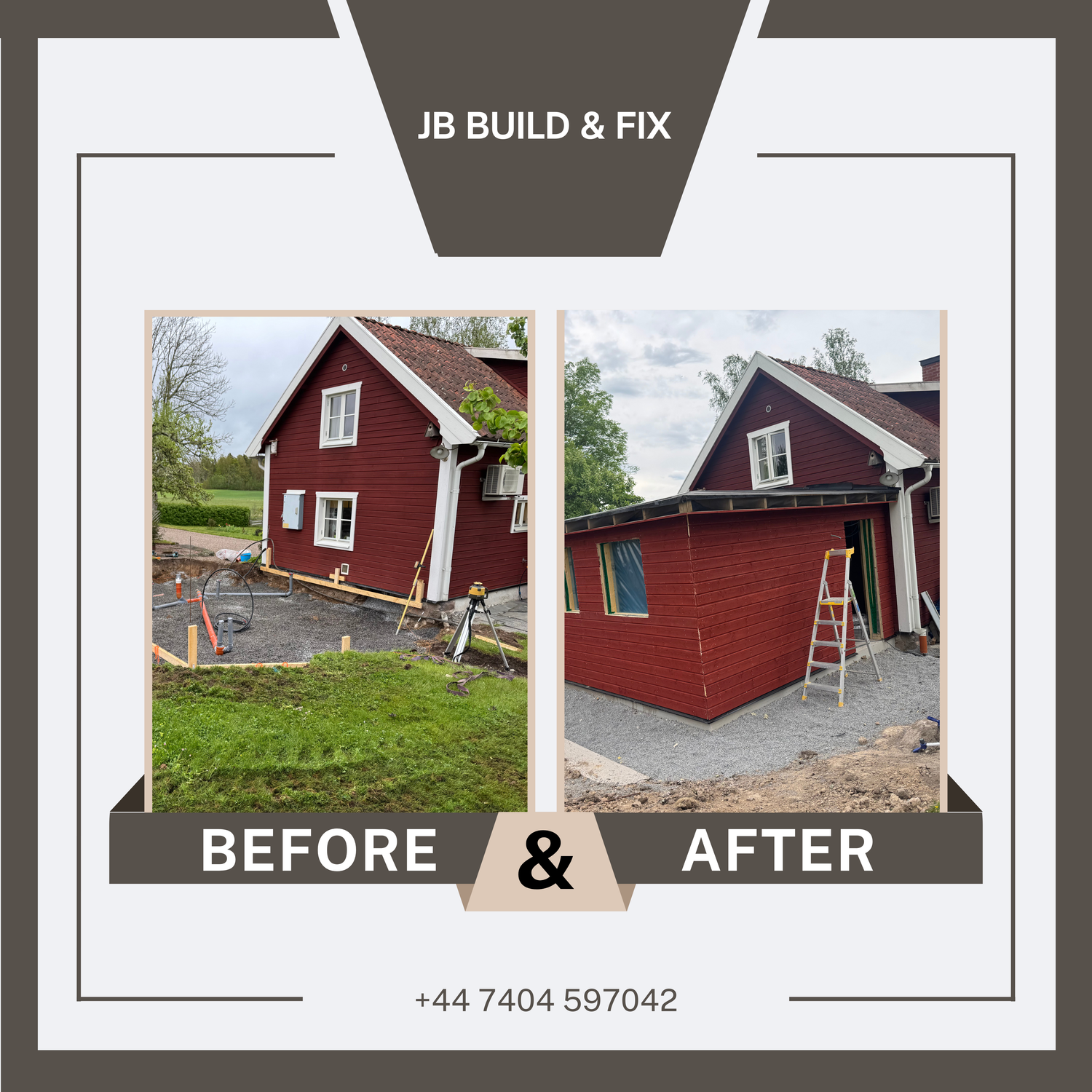 Before And After by JB Build and Fix Ltd, Dorset