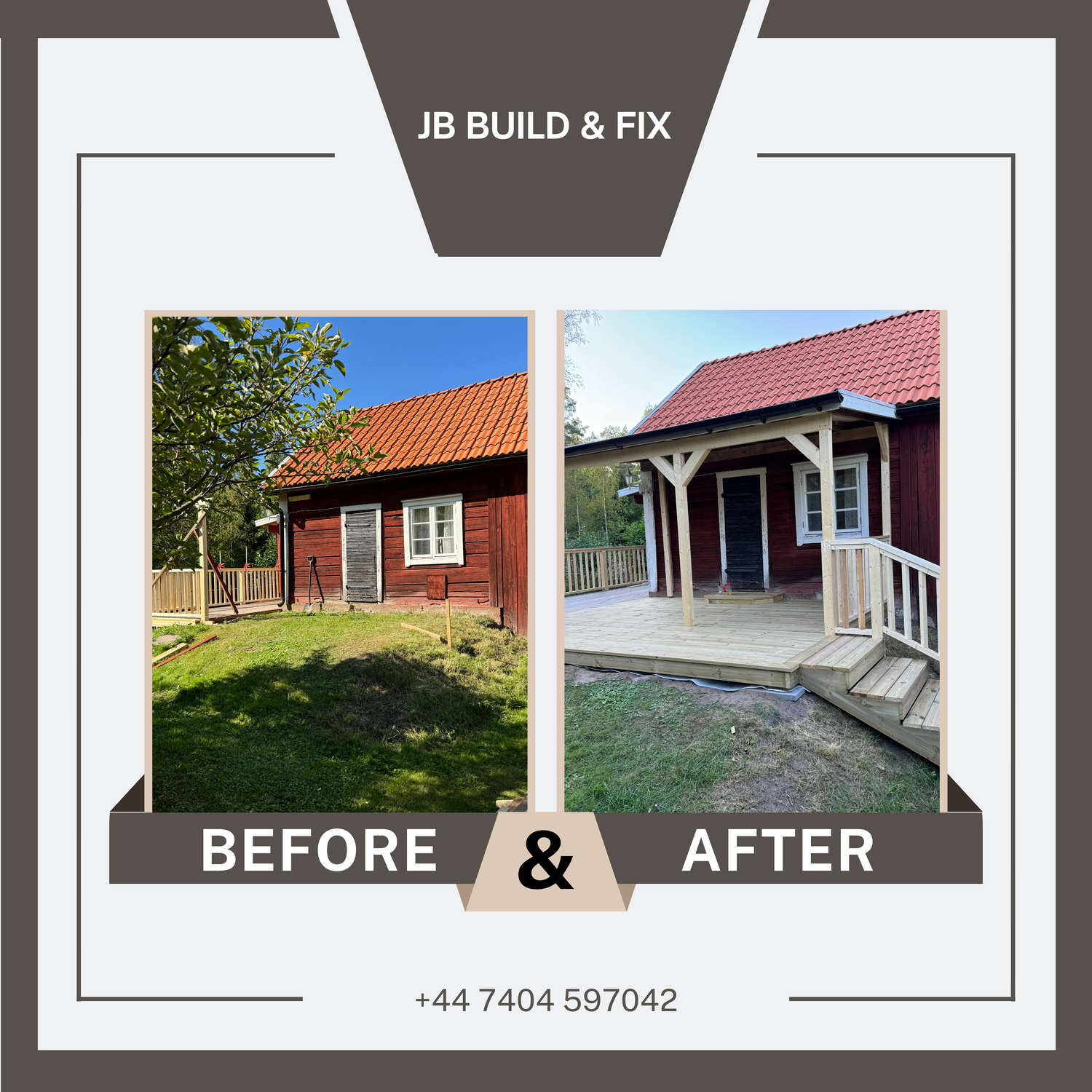 Before And After by JB Build and Fix Ltd, Dorset
