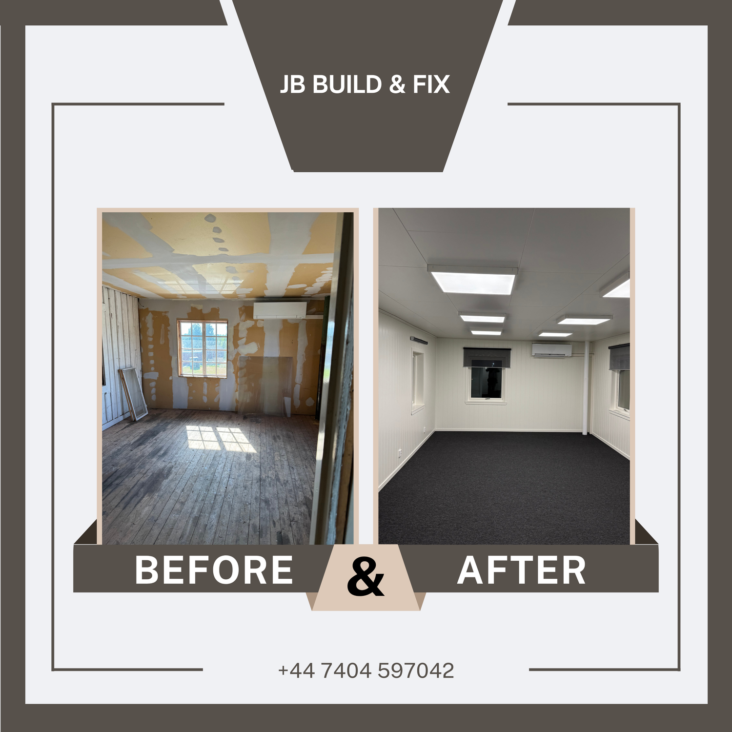 Before And After by JB Build and Fix Ltd, Dorset