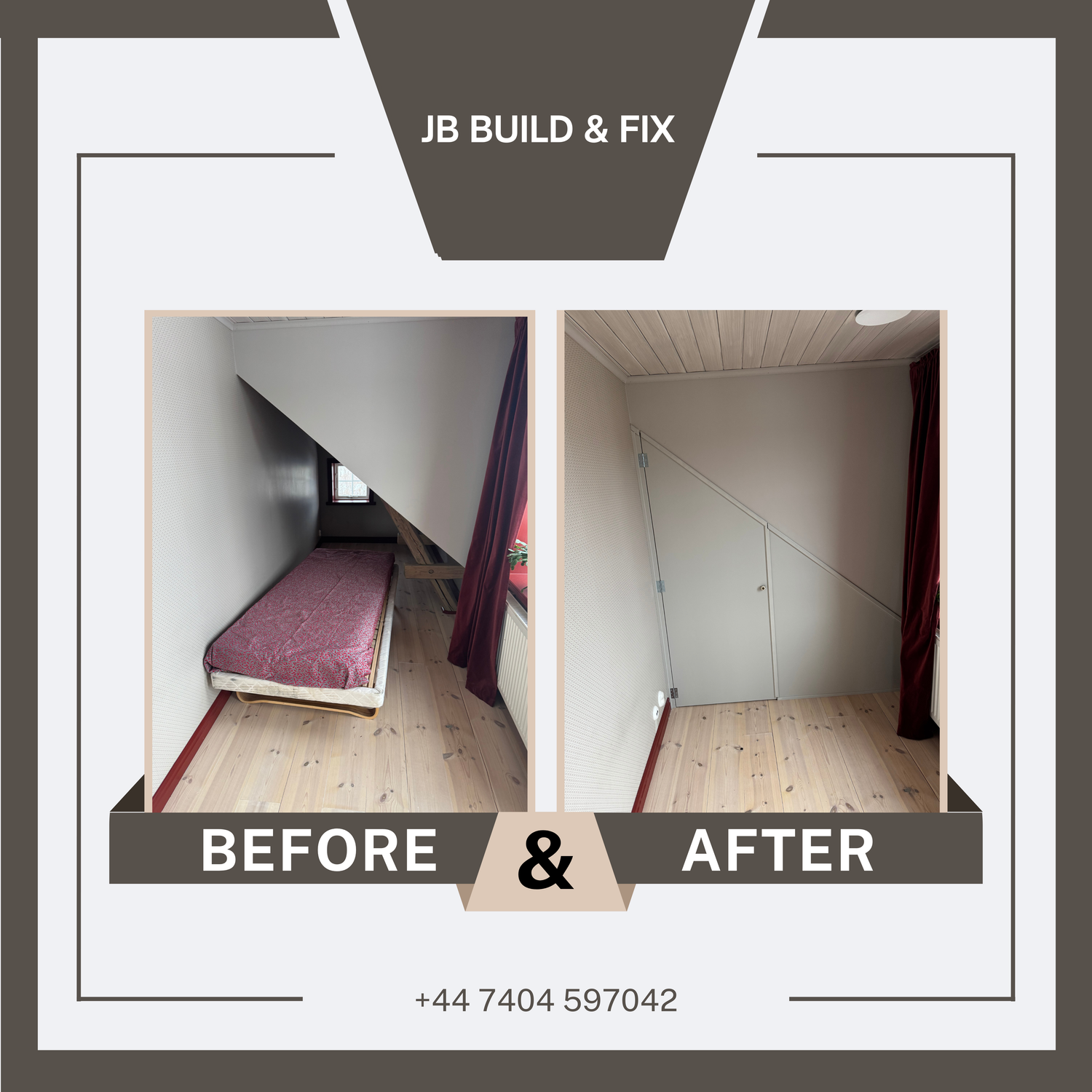 Before And After by JB Build and Fix Ltd, Dorset