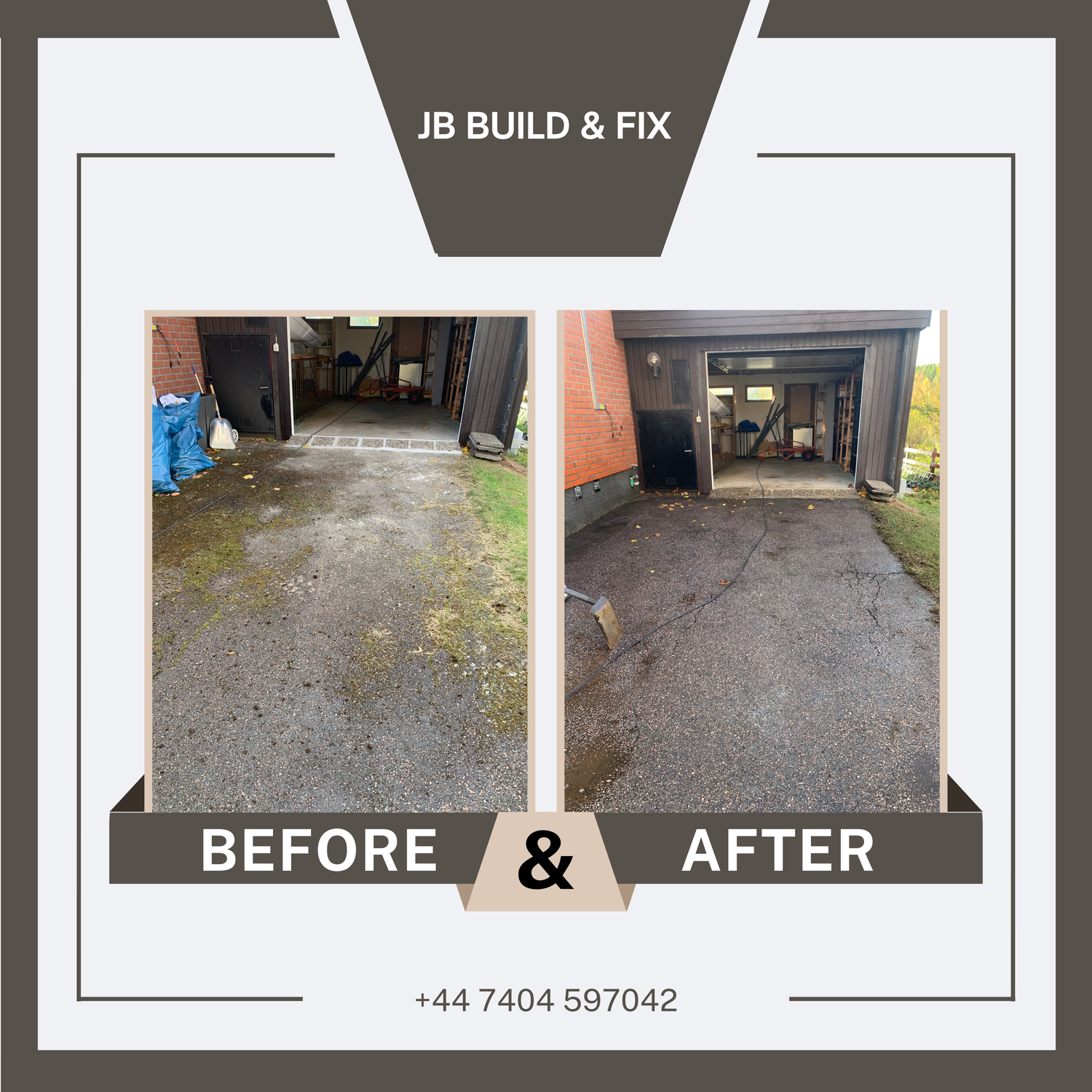 Before And After by JB Build and Fix Ltd, Dorset