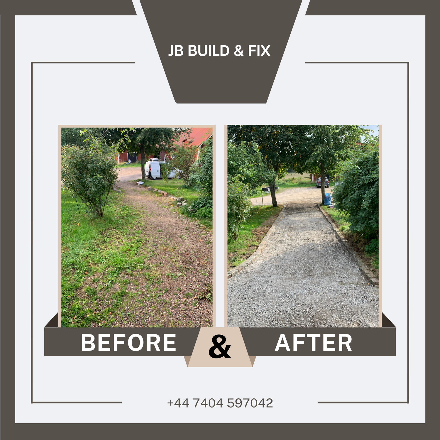 Before And After by JB Build and Fix Ltd, Dorset
