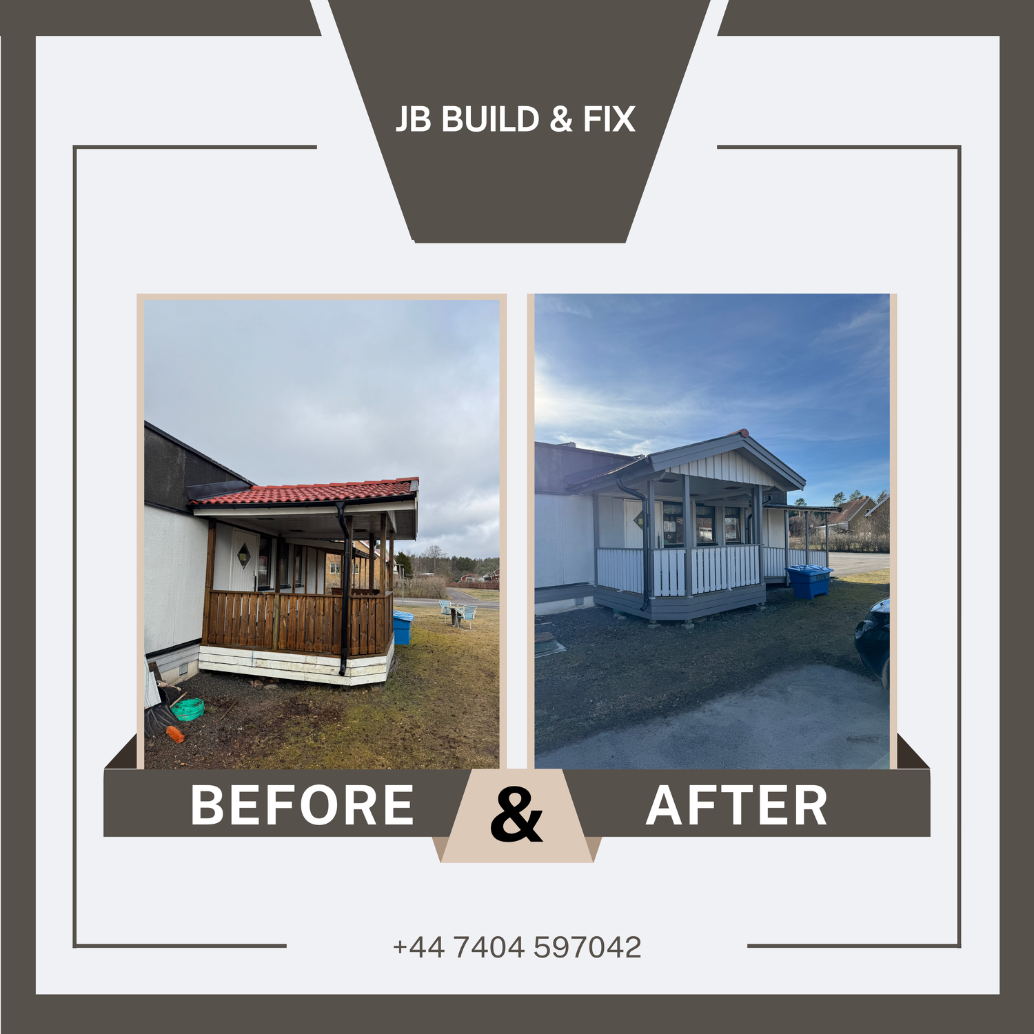 Before And After by JB Build and Fix Ltd, Dorset