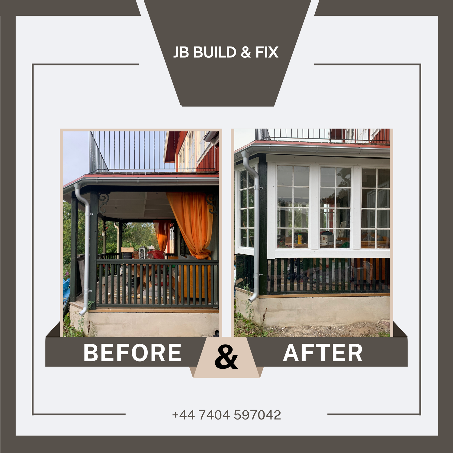 Before And After by JB Build and Fix Ltd, Dorset