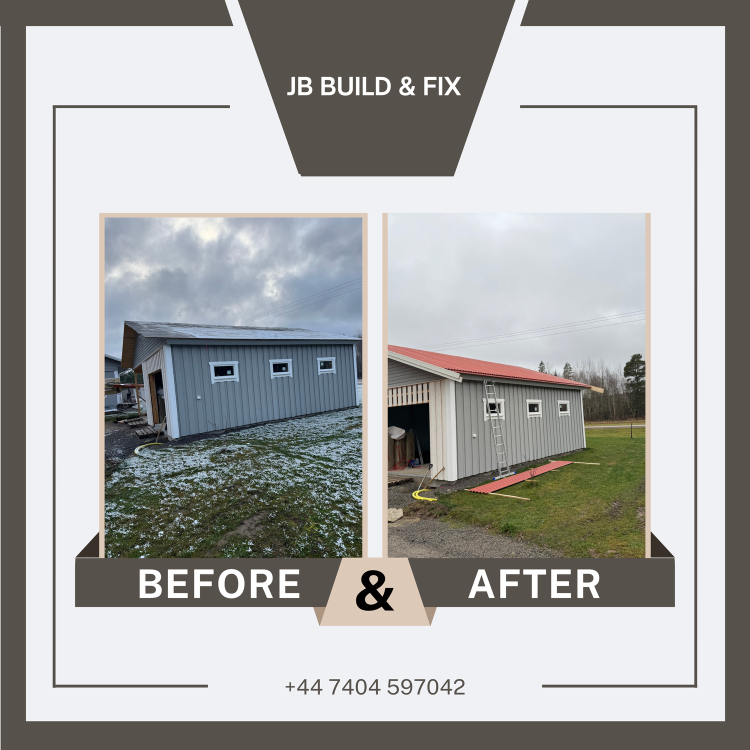 Before And After by JB Build and Fix Ltd, Dorset