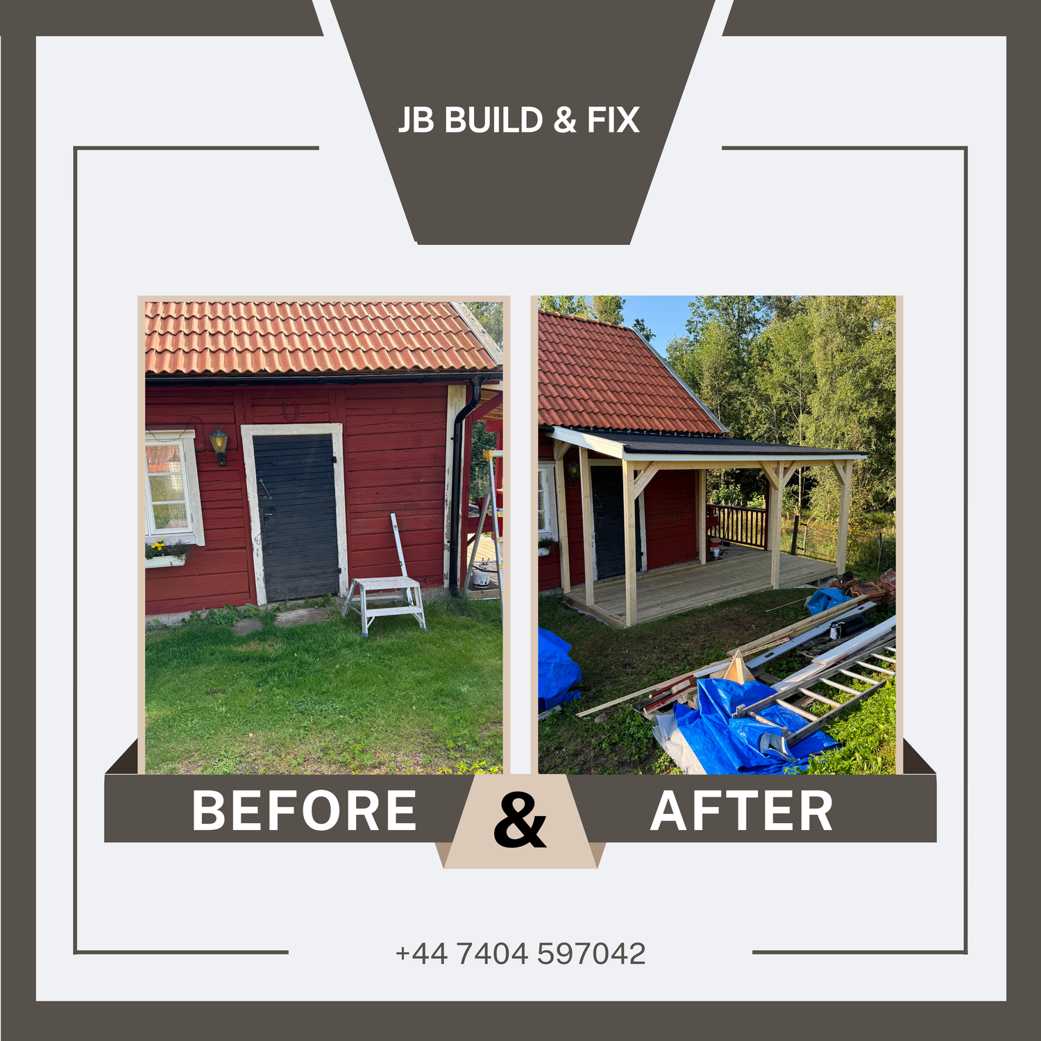 Before And After by JB Build and Fix Ltd, Dorset