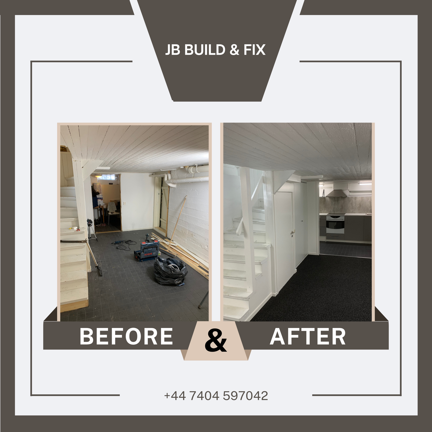 Before And After by JB Build and Fix Ltd, Dorset