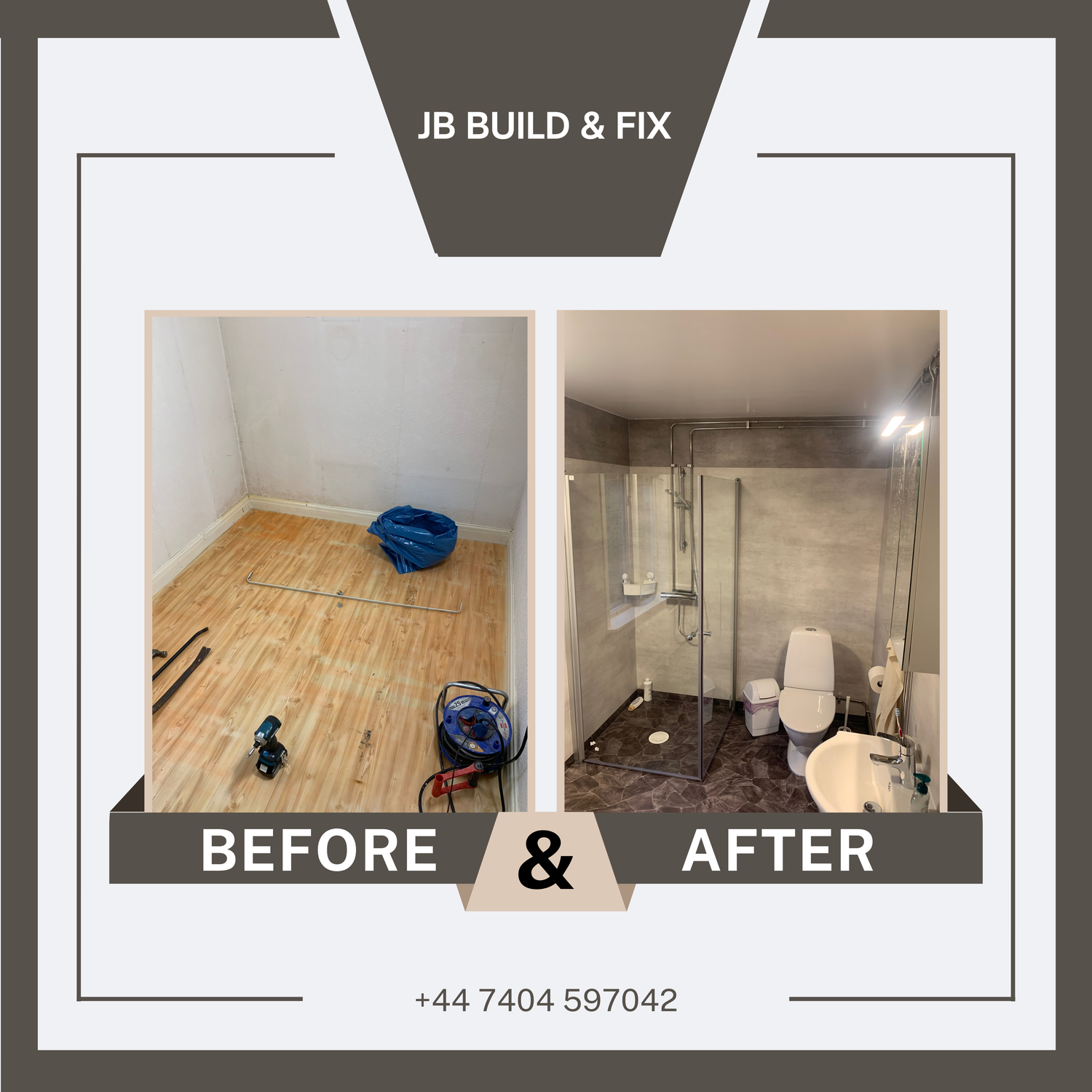 Before And After by JB Build and Fix Ltd, Dorset