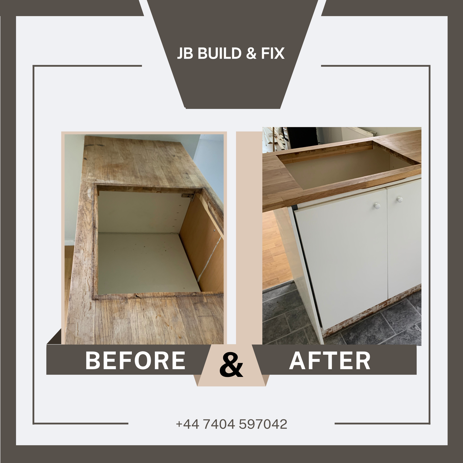 Before And After by JB Build and Fix Ltd, Dorset