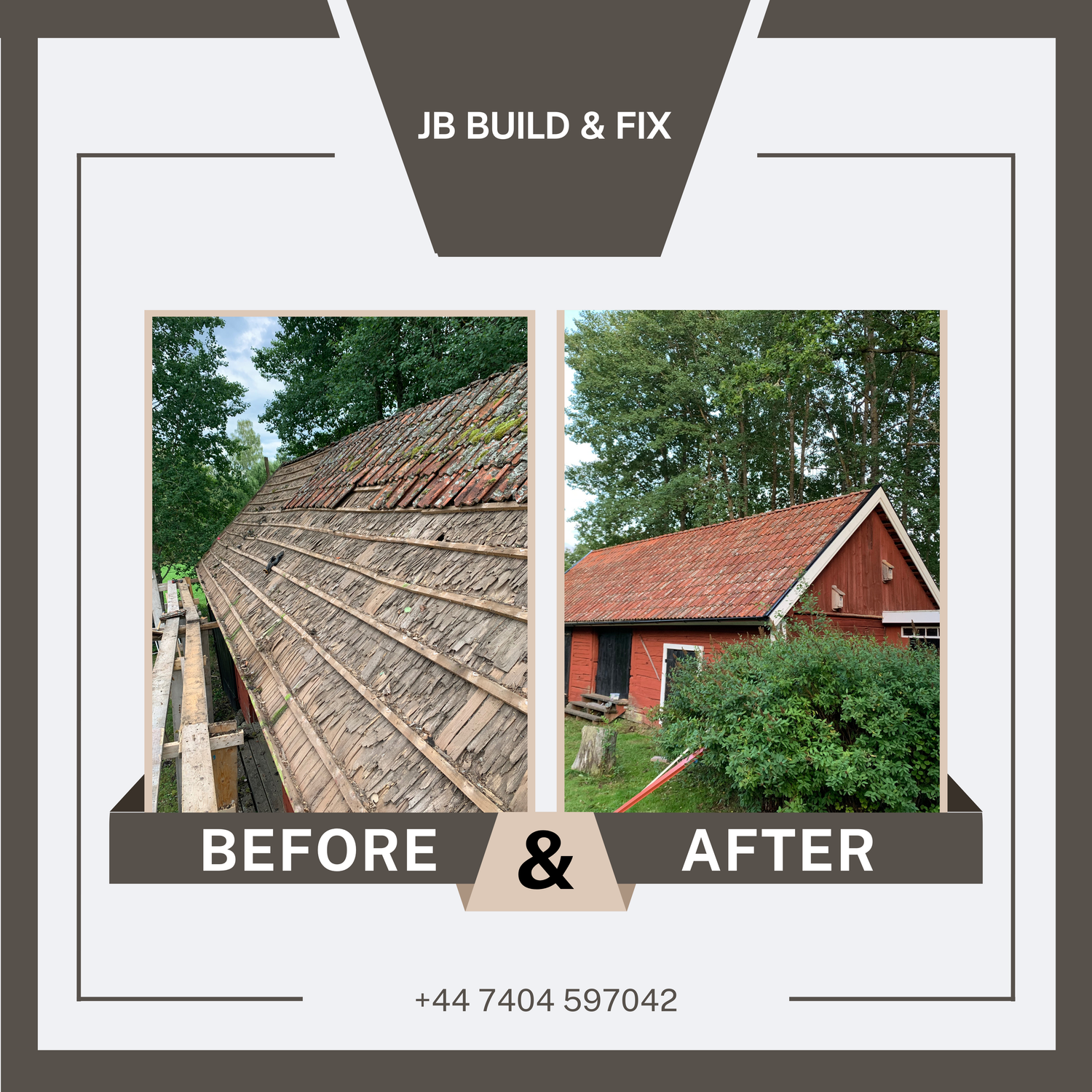 Before And After by JB Build and Fix Ltd, Dorset
