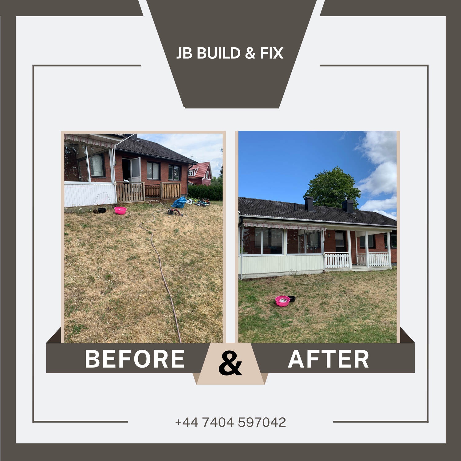 Before And After by JB Build and Fix Ltd, Dorset