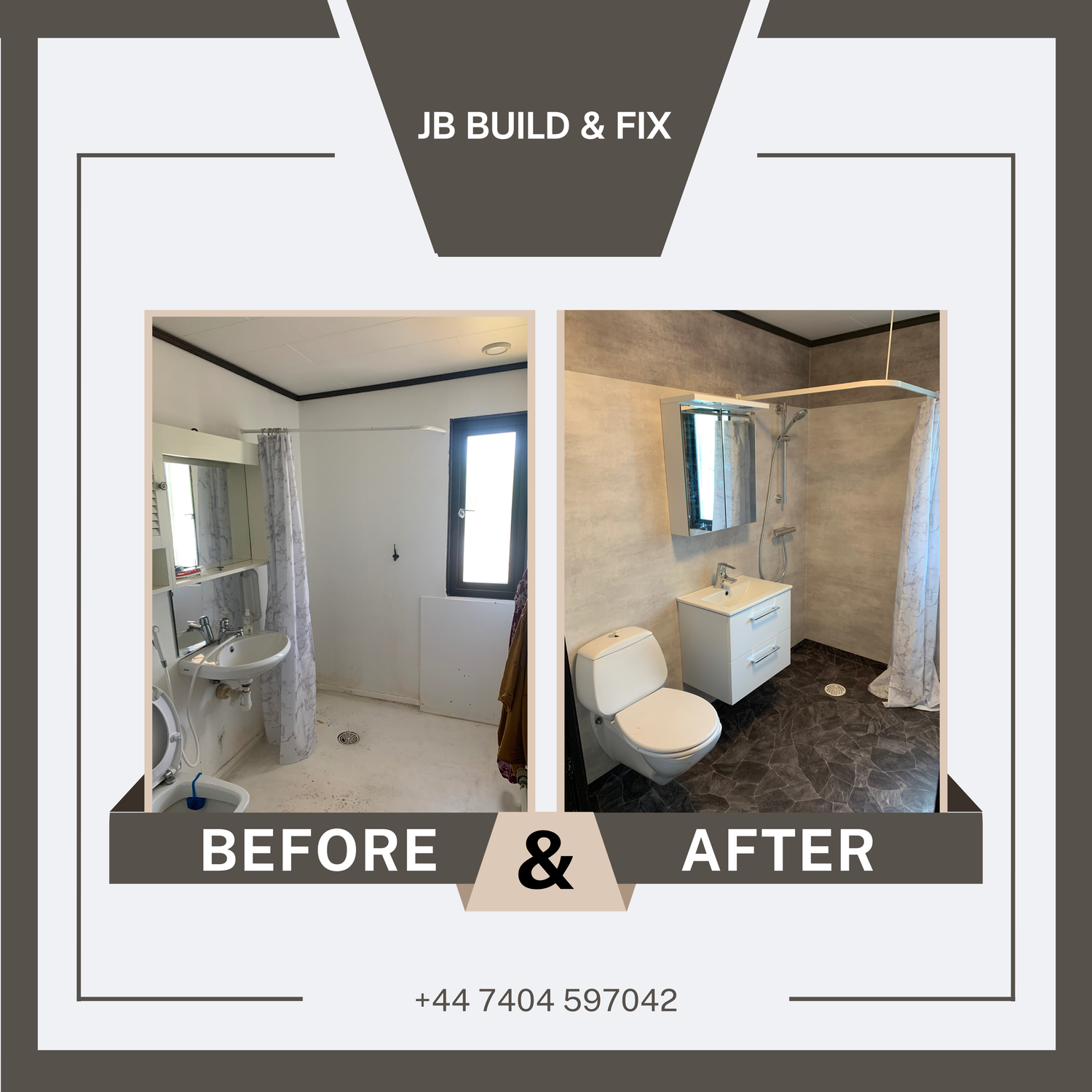 Before And After by JB Build and Fix Ltd, Dorset