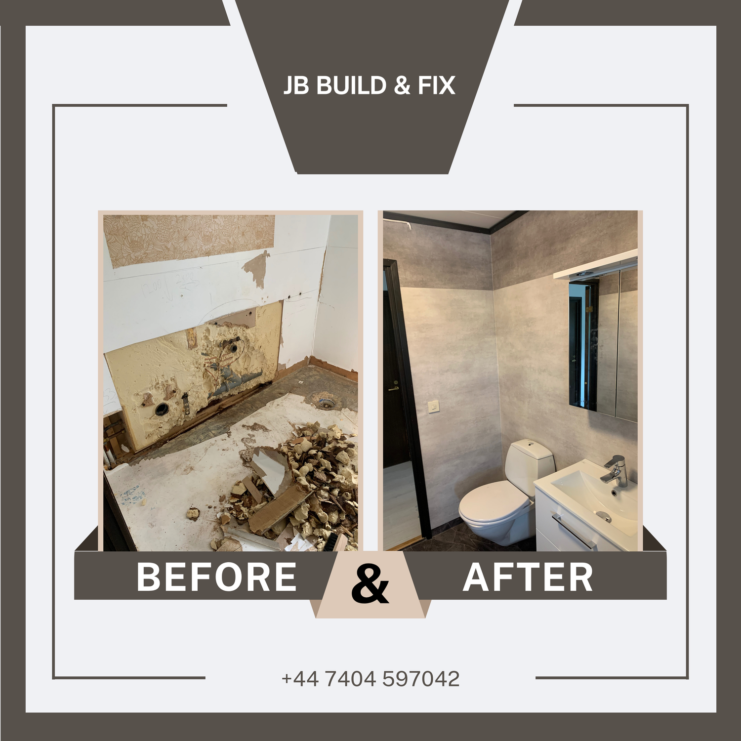 Before And After by JB Build and Fix Ltd, Dorset