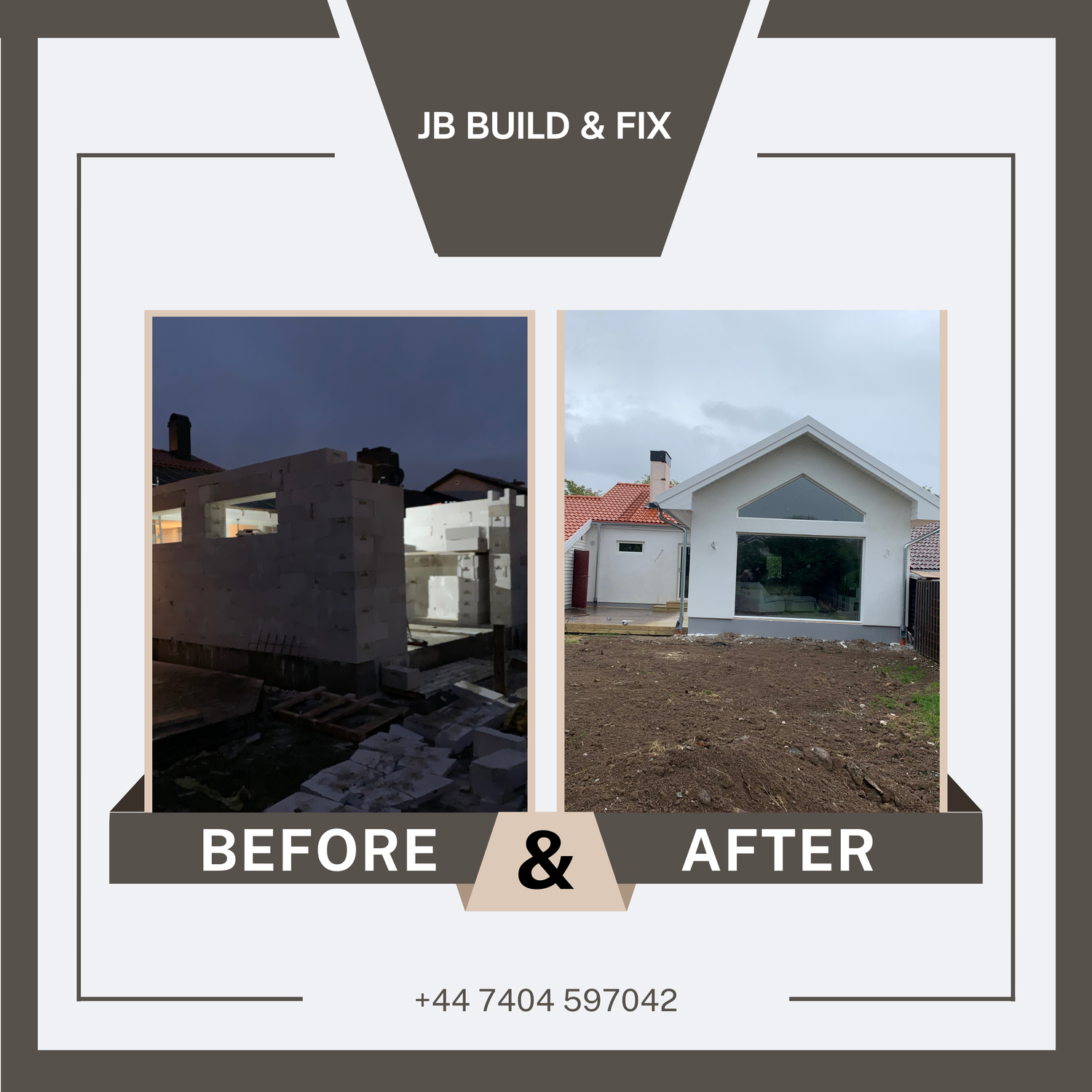 Before And After by JB Build and Fix Ltd, Dorset