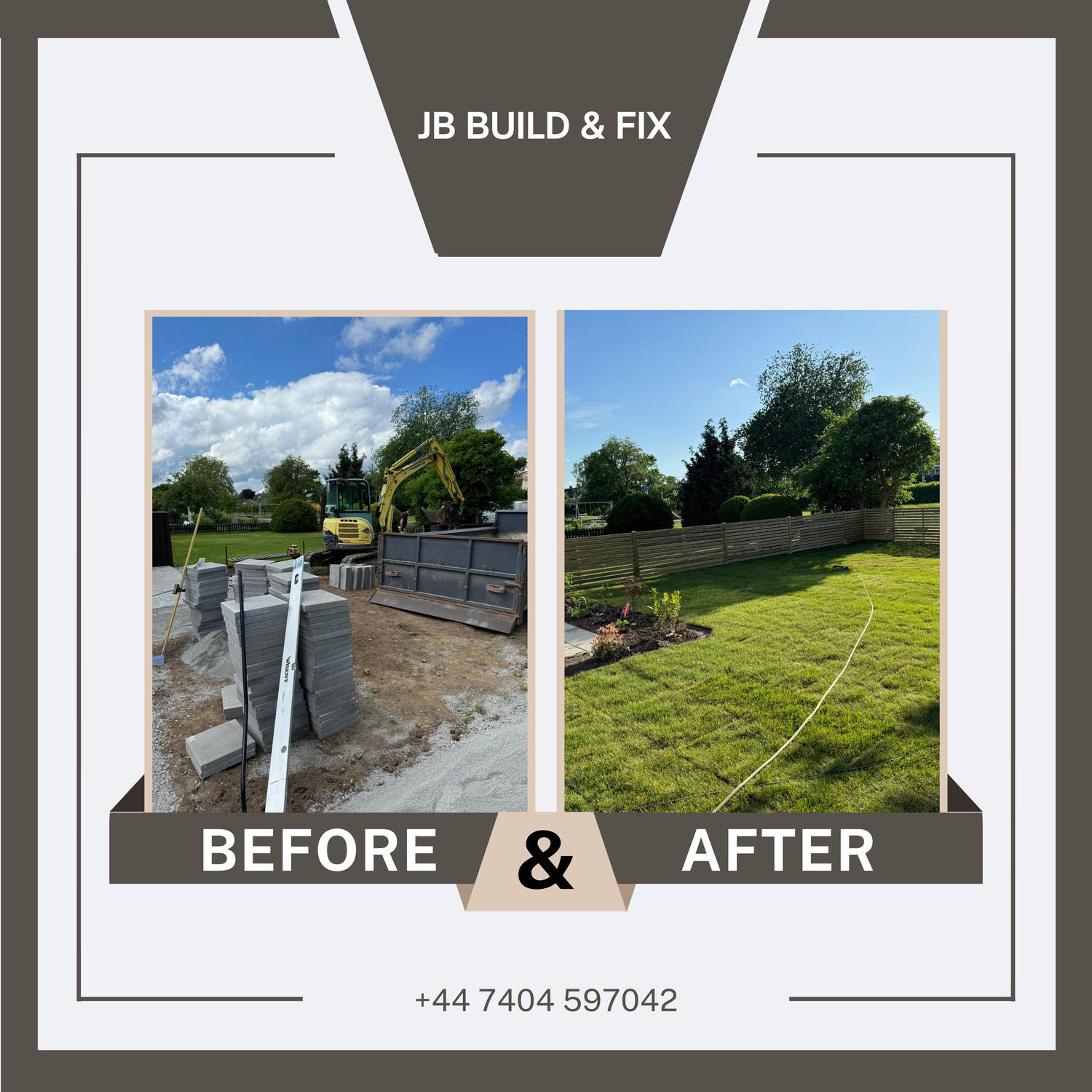 Before And After by JB Build and Fix Ltd, Dorset