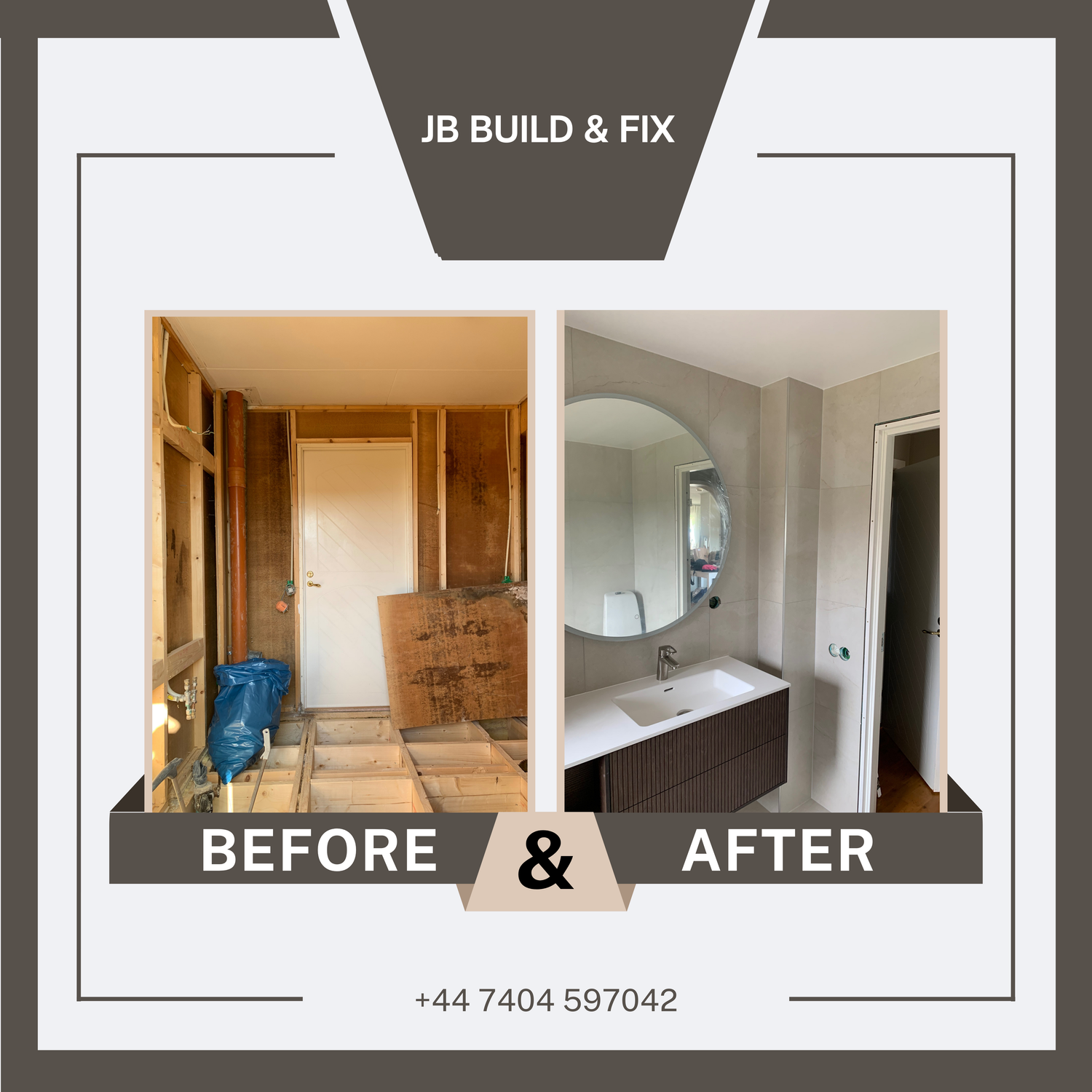 Before And After by JB Build and Fix Ltd, Dorset
