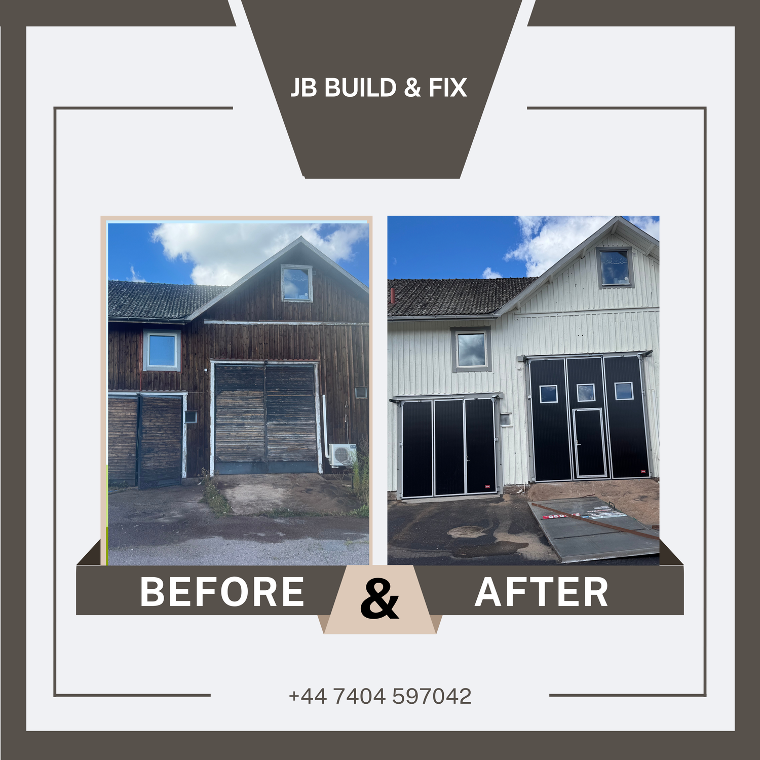 Before And After by JB Build and Fix Ltd, Dorset