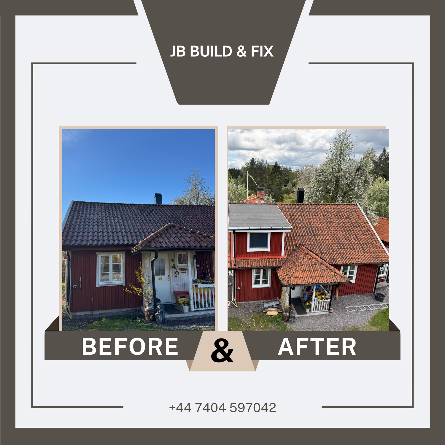 Before And After by JB Build and Fix Ltd, Dorset