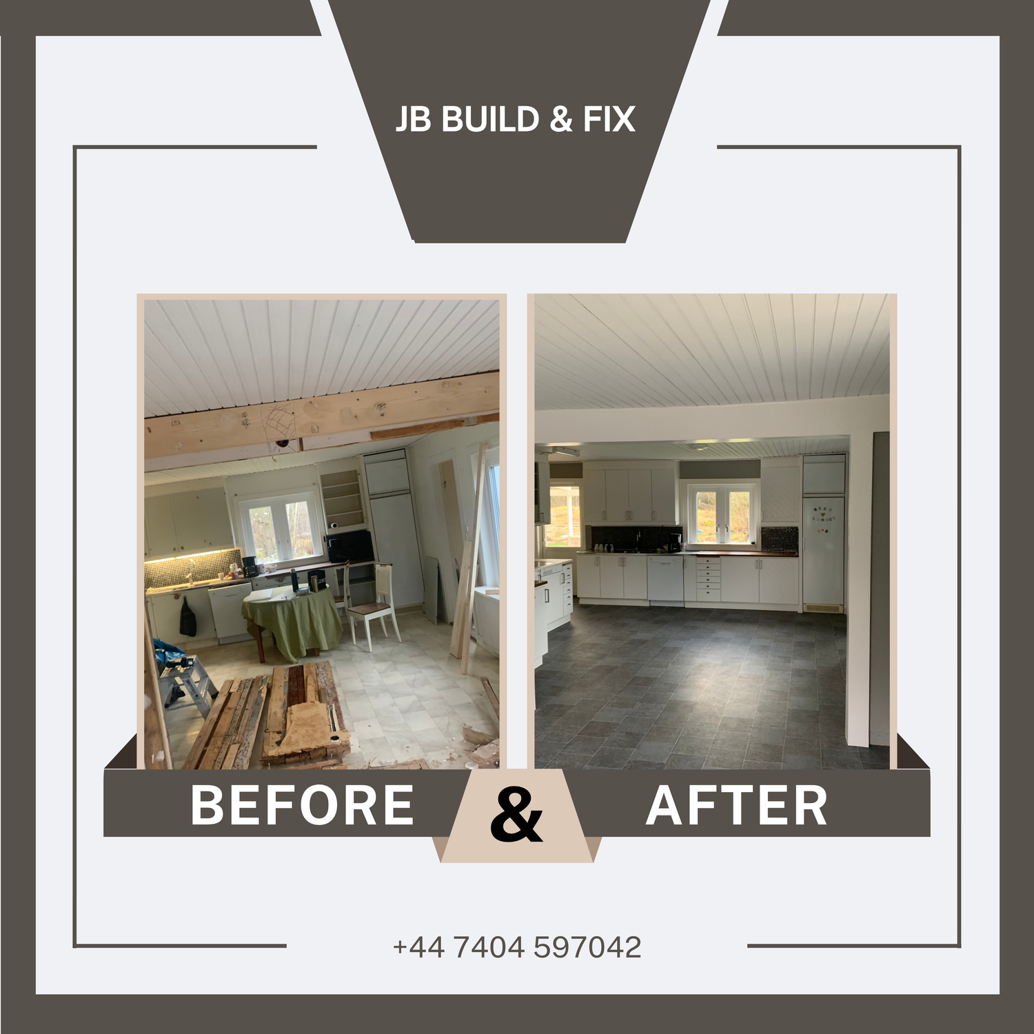 Before And After by JB Build and Fix Ltd, Dorset