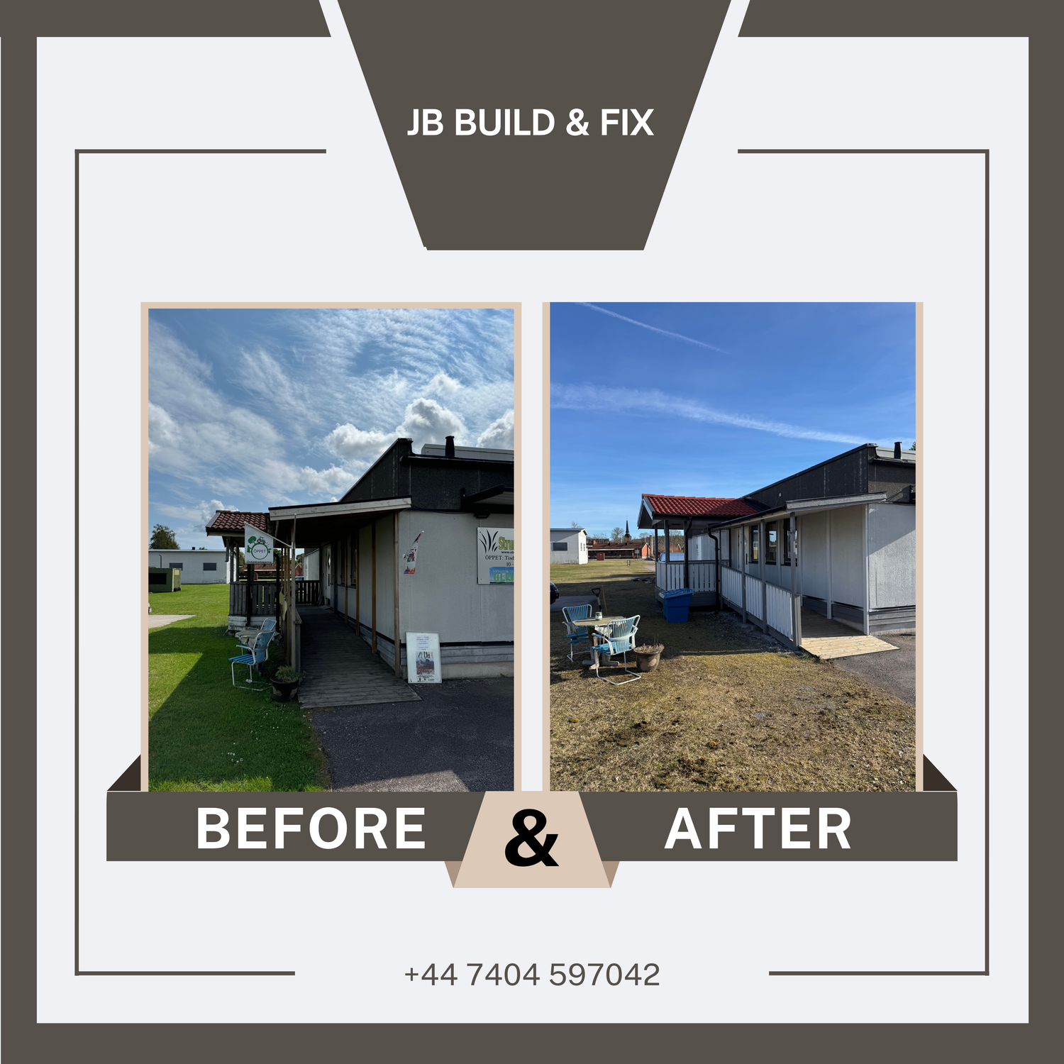Before And After by JB Build and Fix Ltd, Dorset