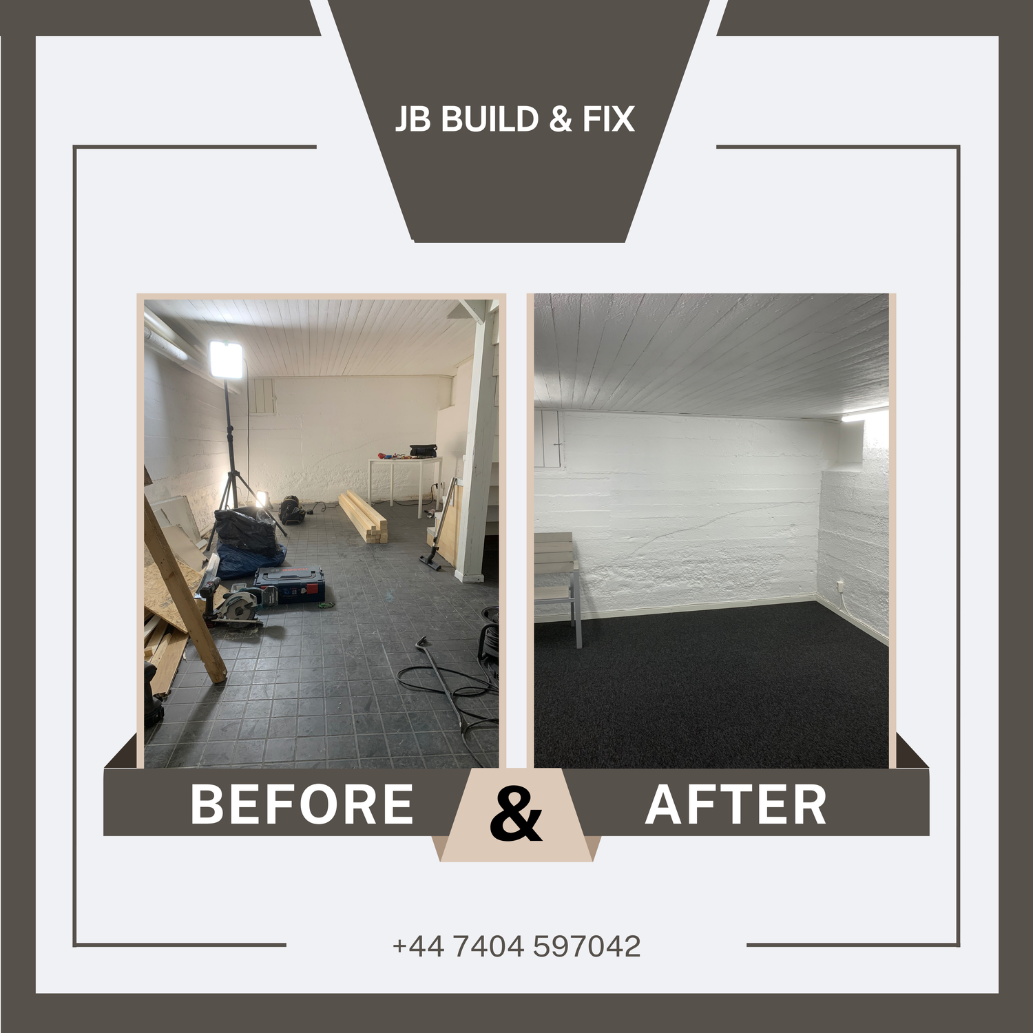 Before And After by JB Build and Fix Ltd, Dorset