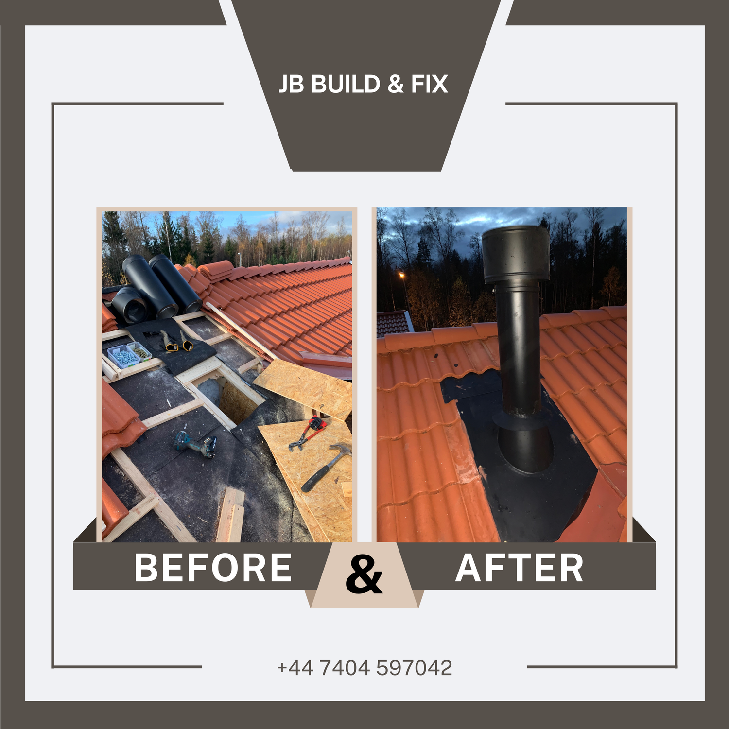 Before And After by JB Build and Fix Ltd, Dorset