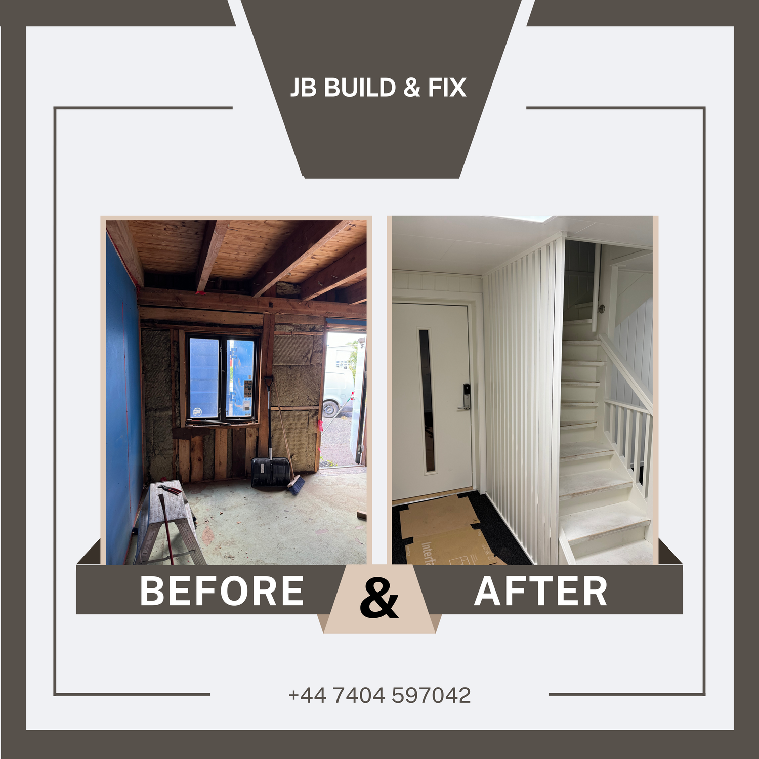 Before And After by JB Build and Fix Ltd, Dorset