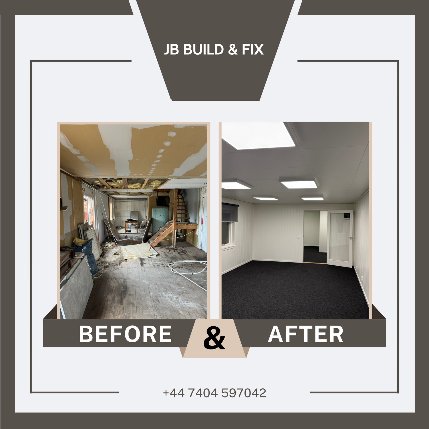Before And After by JB Build and Fix Ltd, Dorset