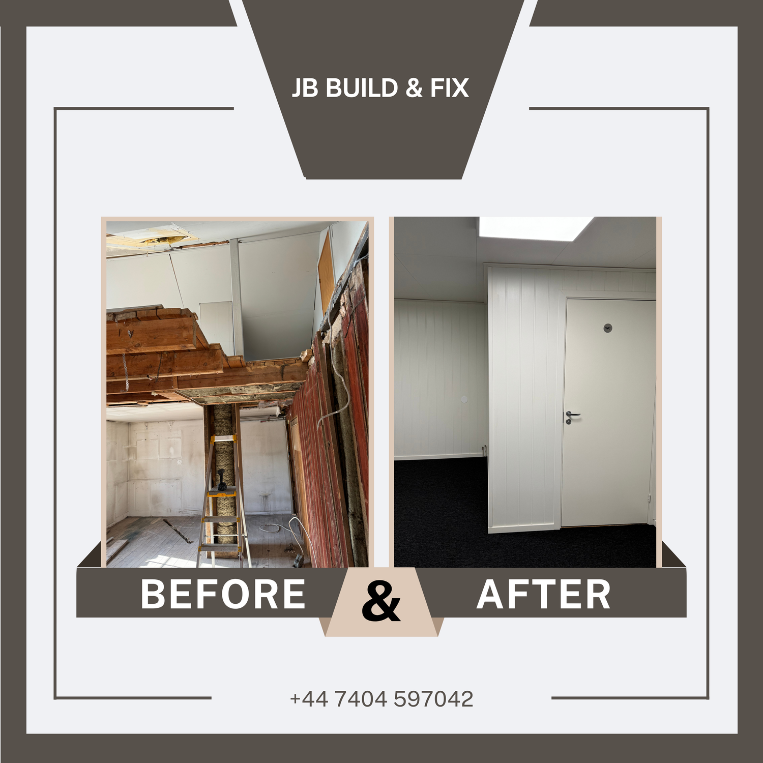 Before And After by JB Build and Fix Ltd, Dorset