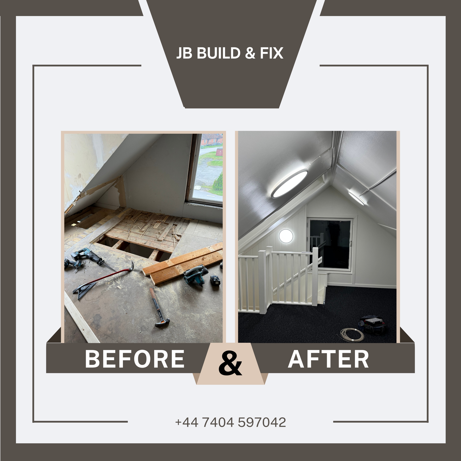 Before And After by JB Build and Fix Ltd, Dorset