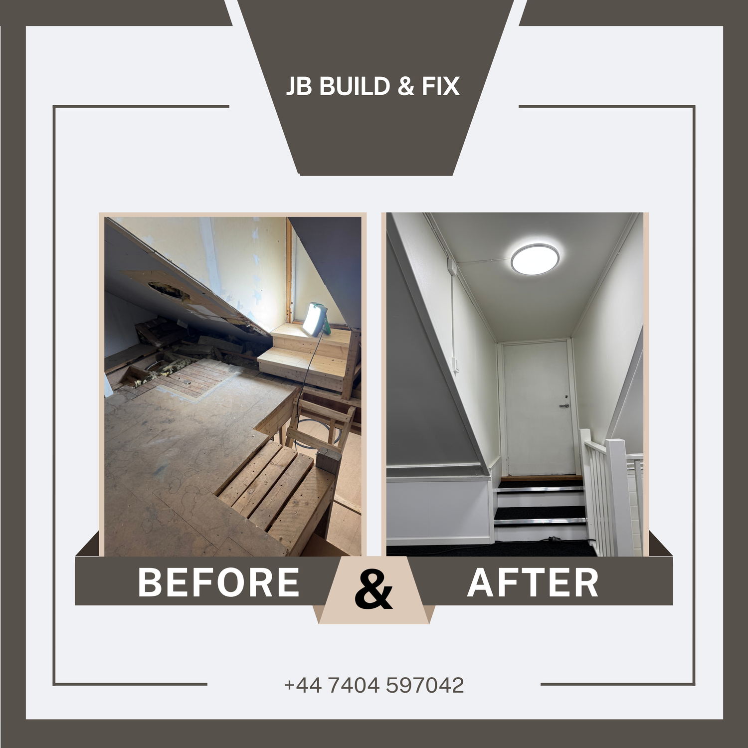 Before And After by JB Build and Fix Ltd, Dorset