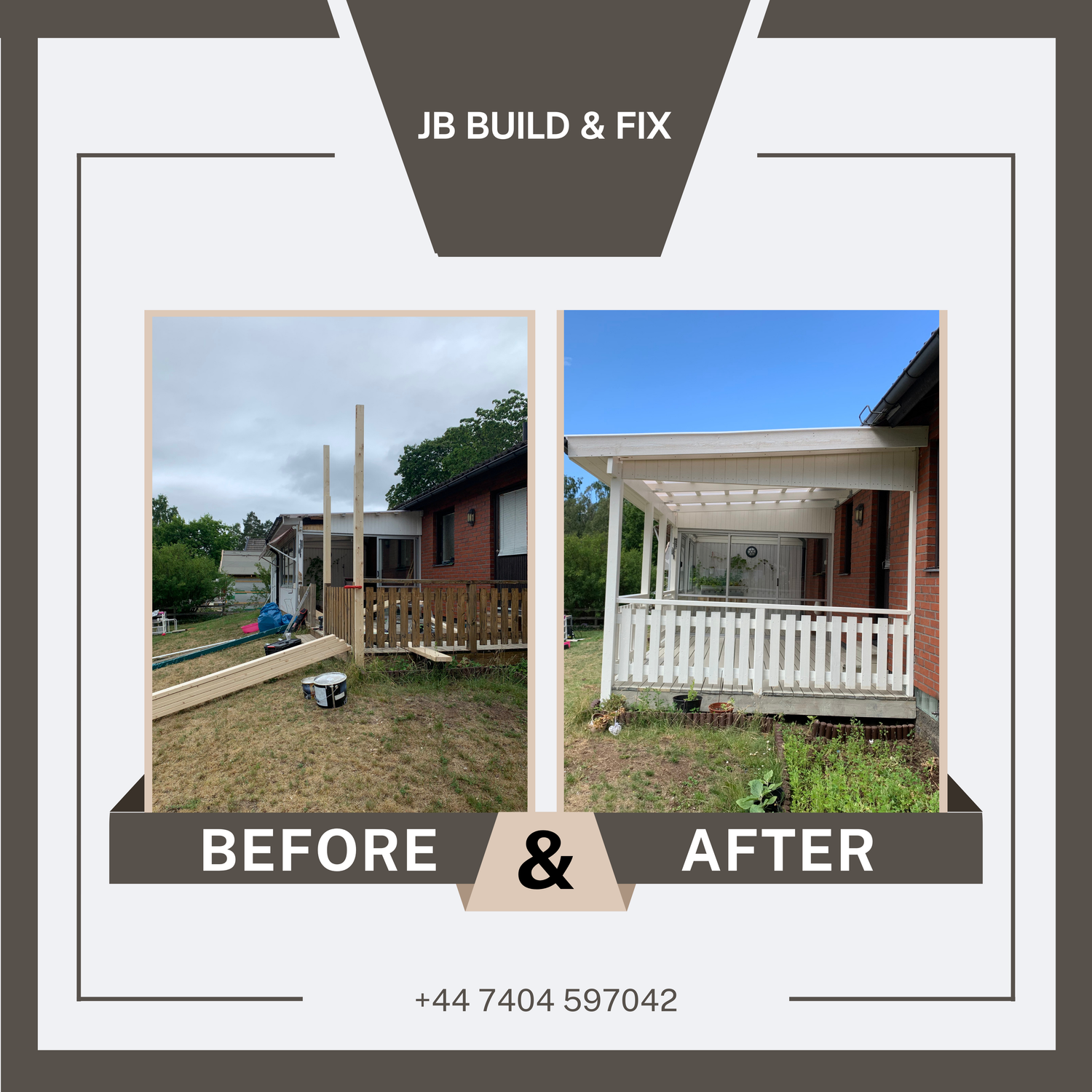 Before And After by JB Build and Fix Ltd, Dorset