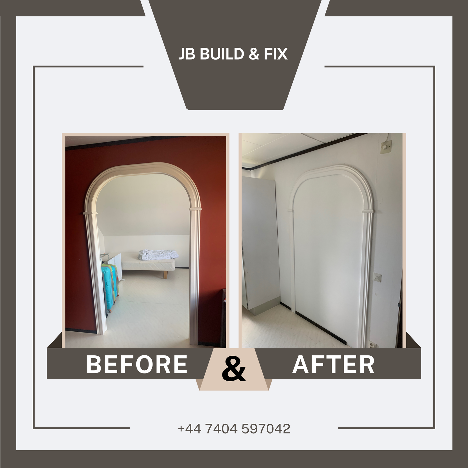 Before And After by JB Build and Fix Ltd, Dorset