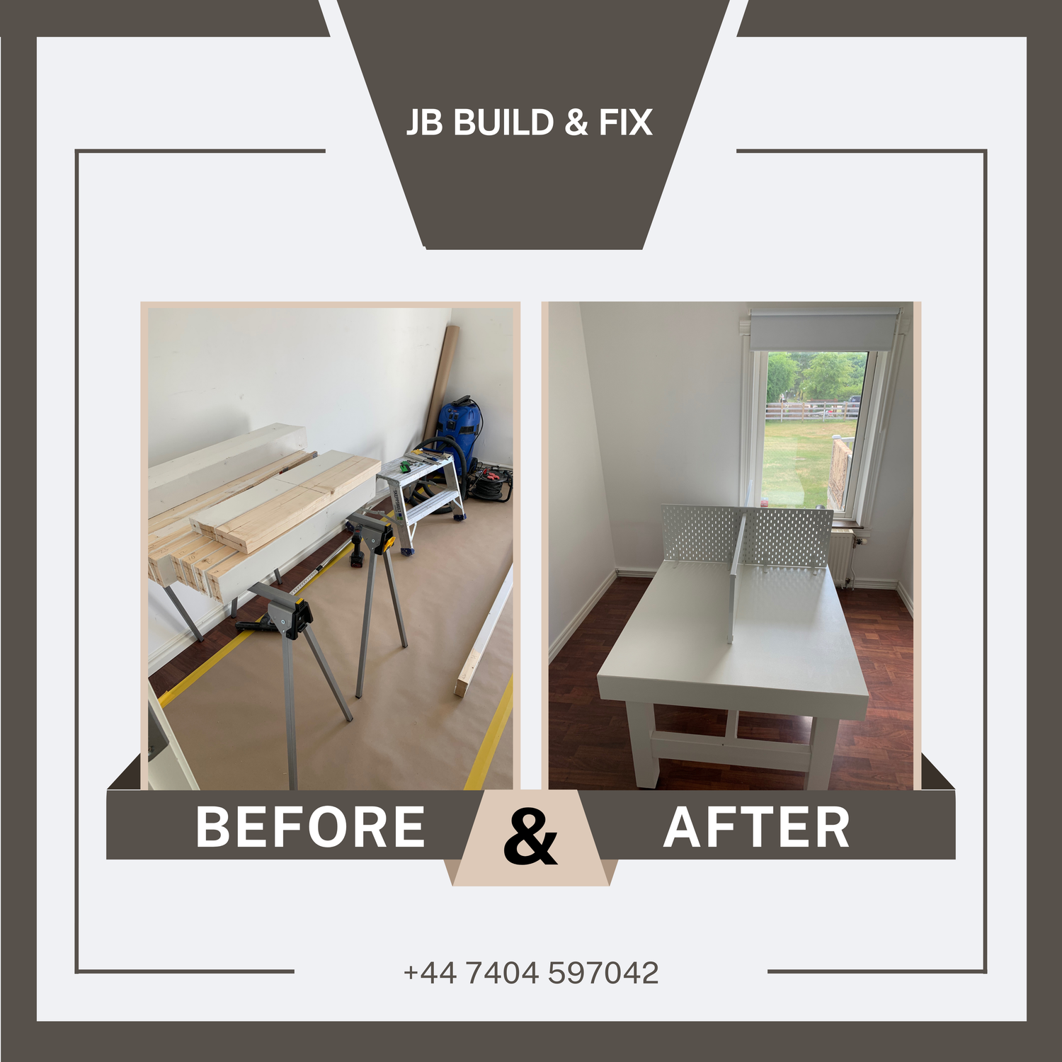 Before And After by JB Build and Fix Ltd, Dorset