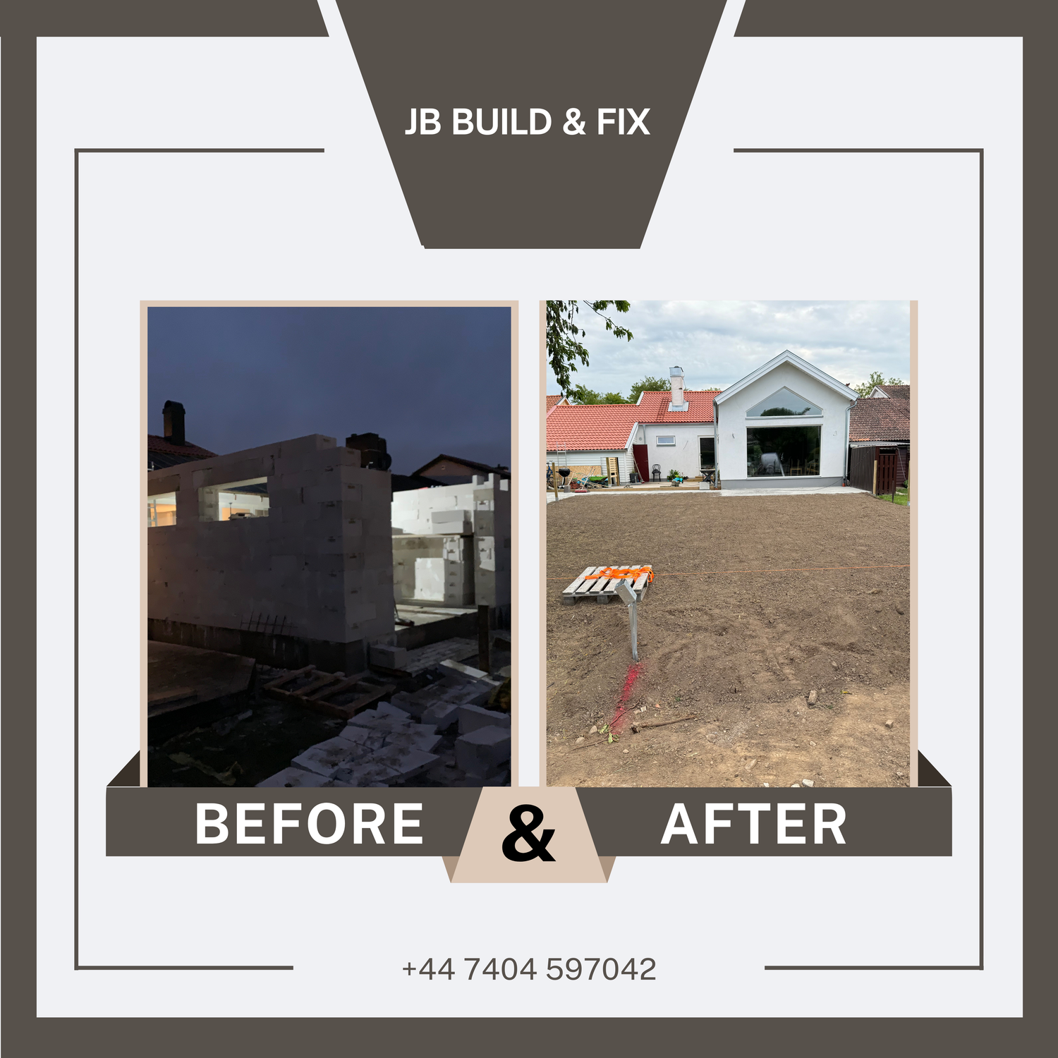 Before And After by JB Build and Fix Ltd, Dorset