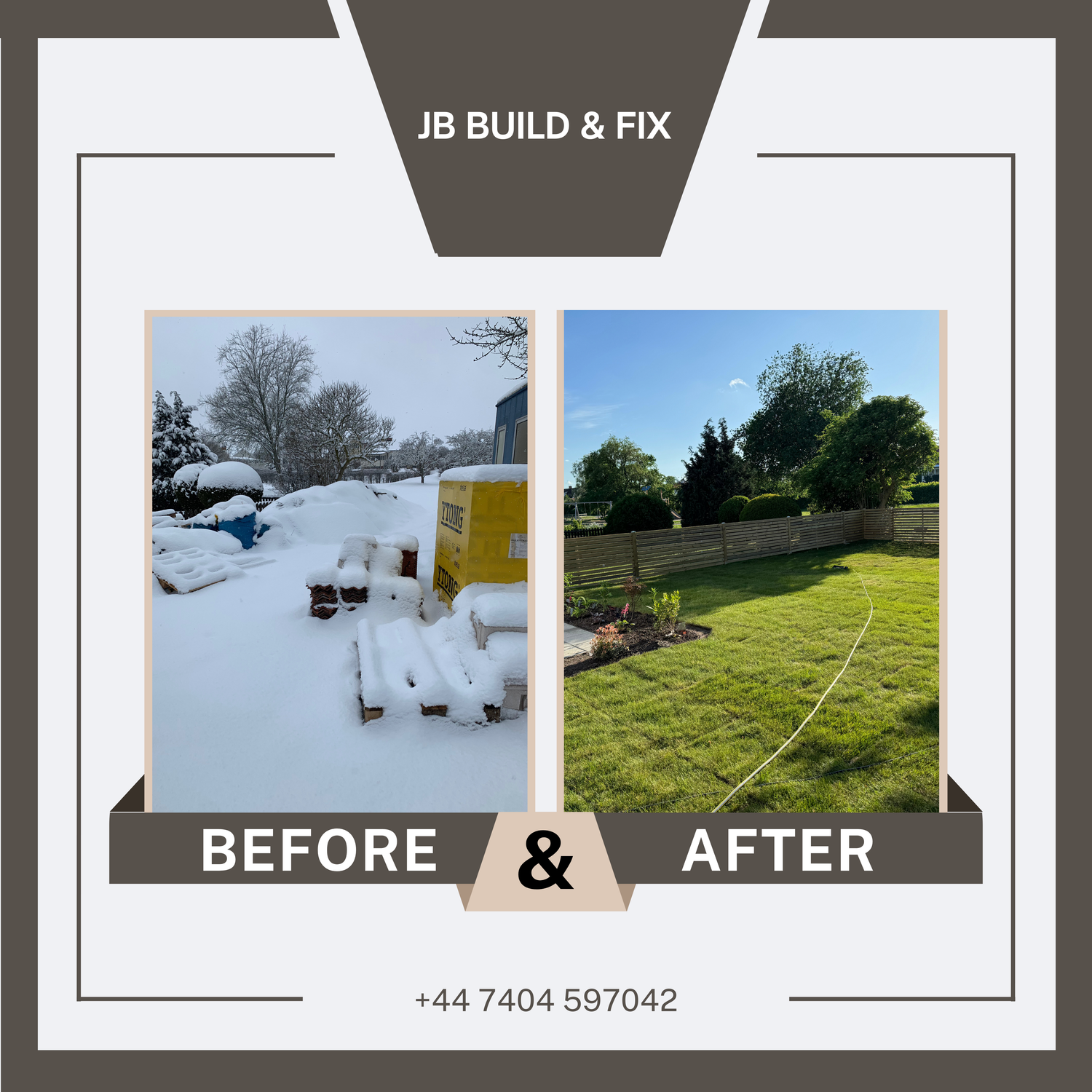 Before And After by JB Build and Fix Ltd, Dorset