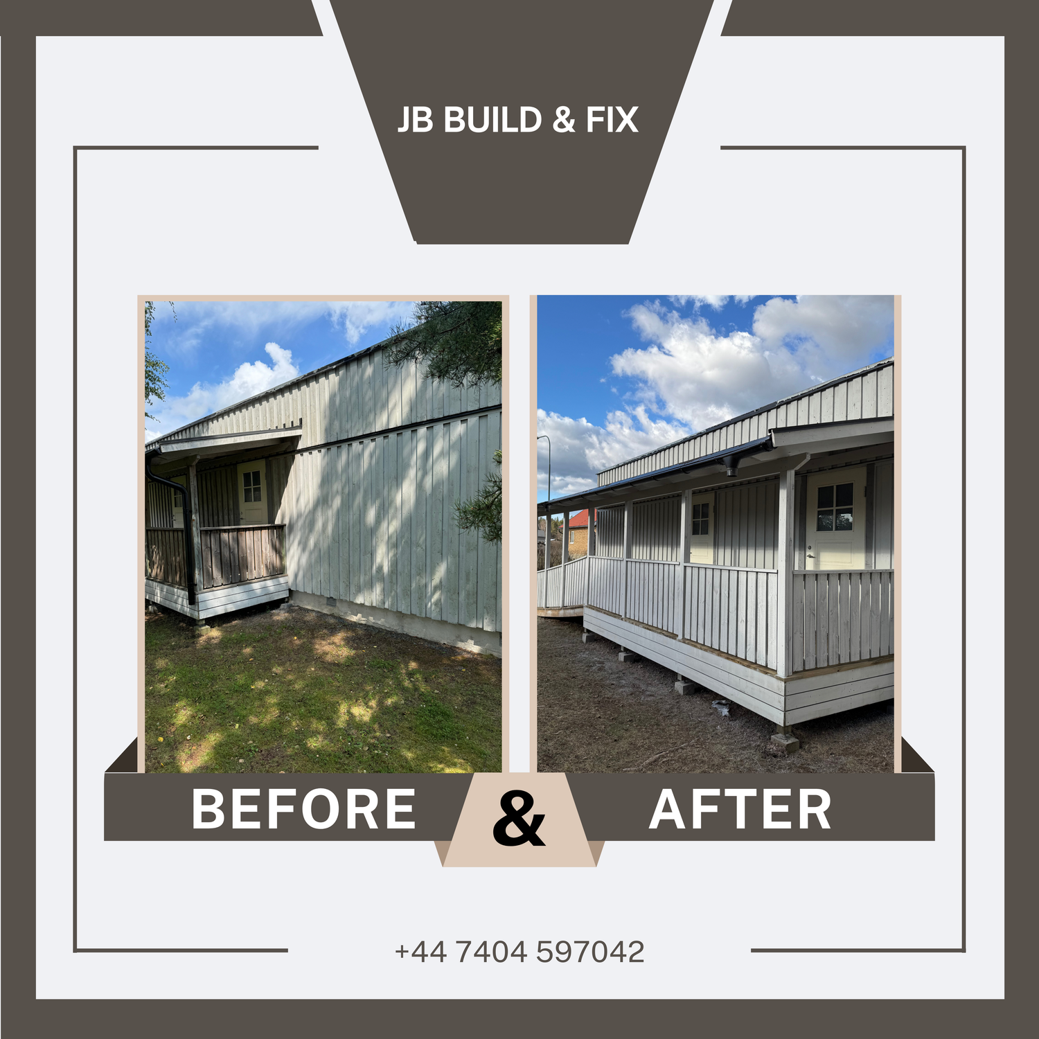 Before And After by JB Build and Fix Ltd, Dorset