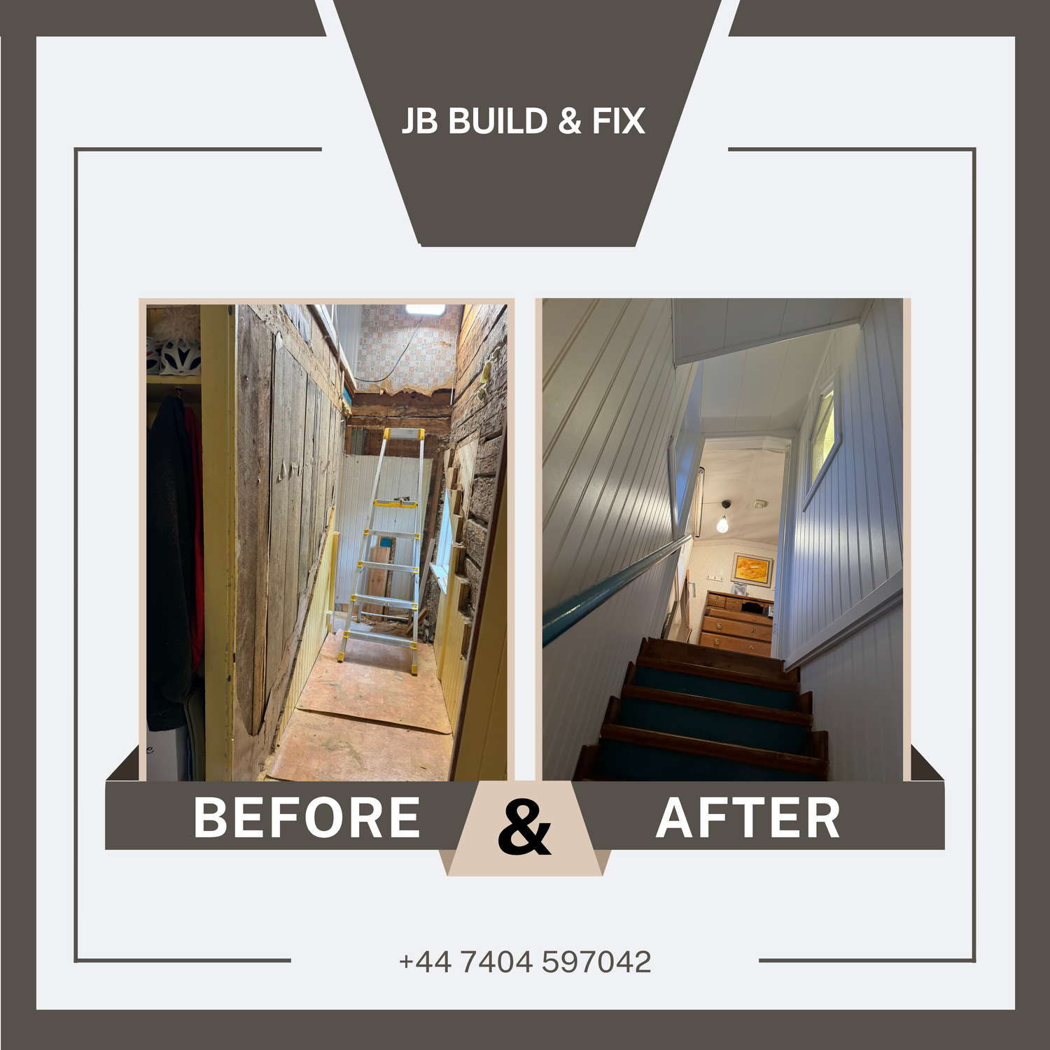 Before And After by JB Build and Fix Ltd, Dorset