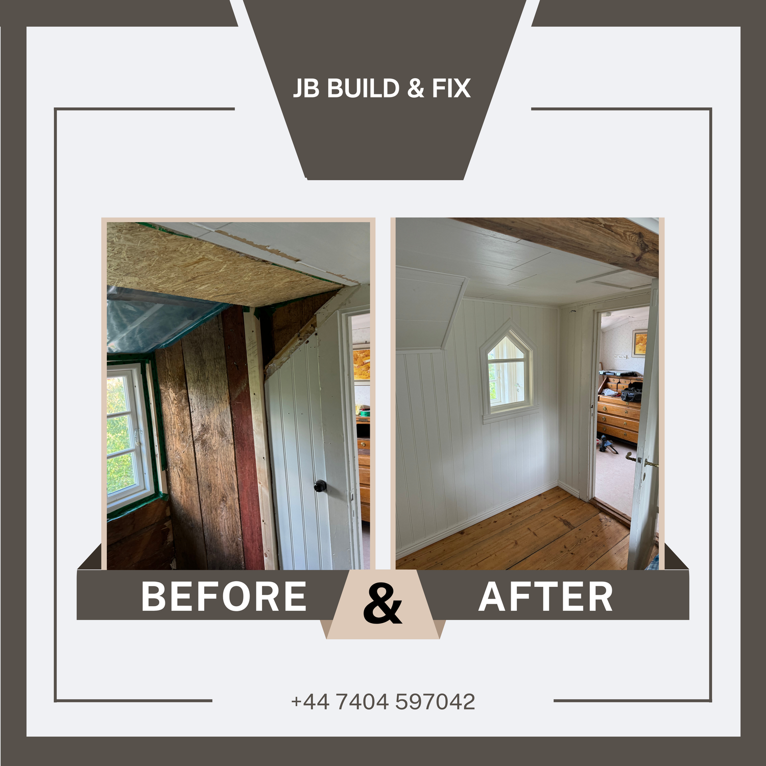 Before And After by JB Build and Fix Ltd, Dorset