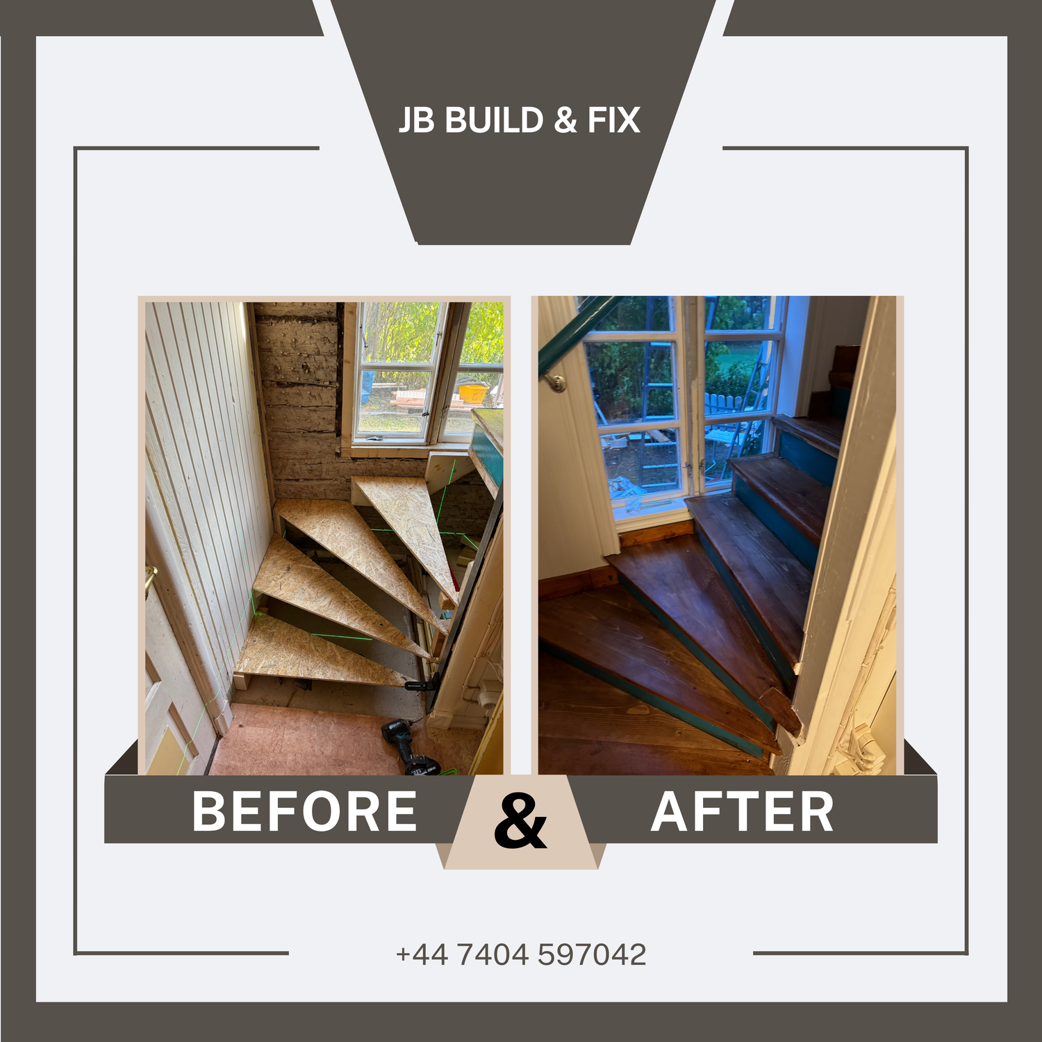 Before And After by JB Build and Fix Ltd, Dorset