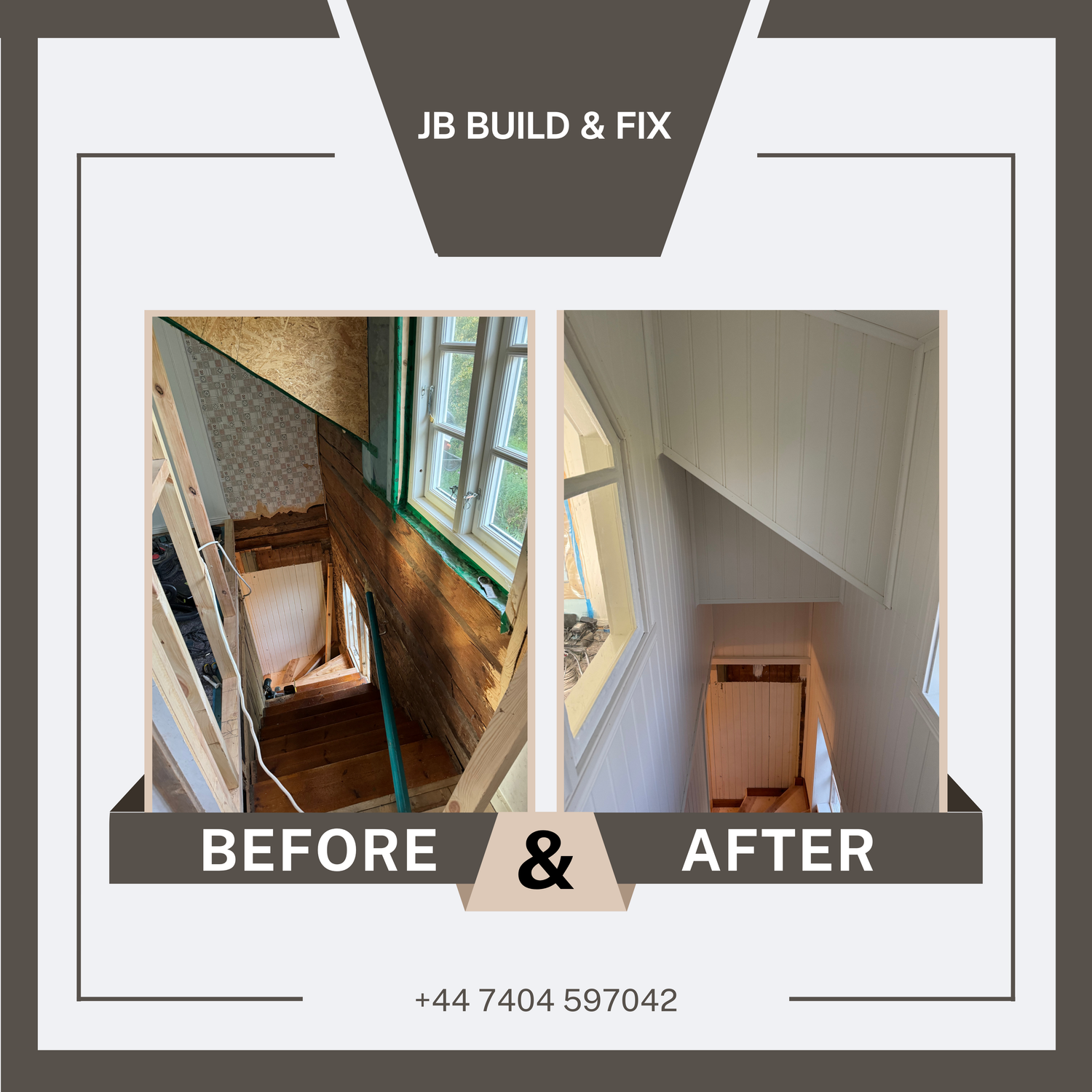 Before And After by JB Build and Fix Ltd, Dorset