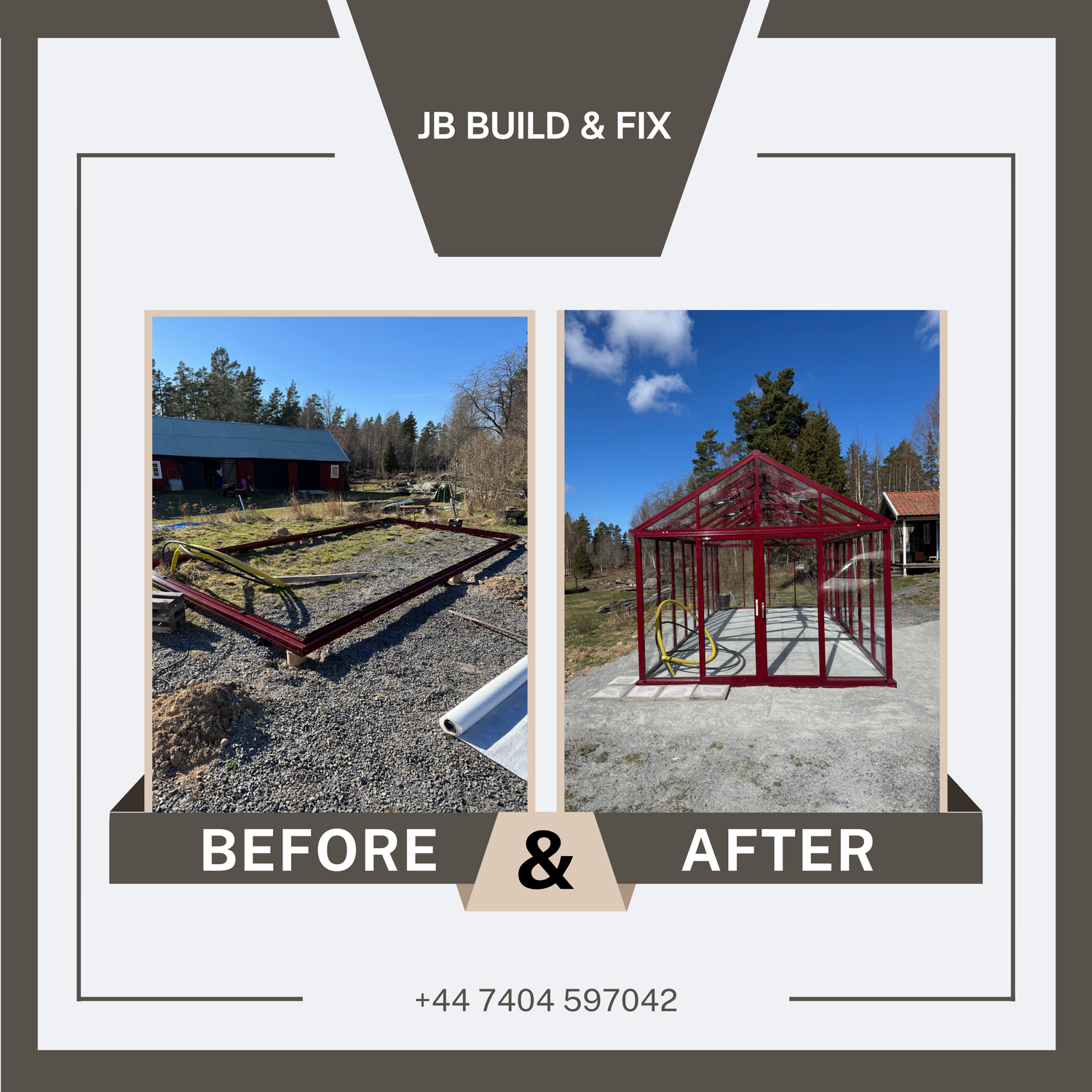 Before And After by JB Build and Fix Ltd, Dorset