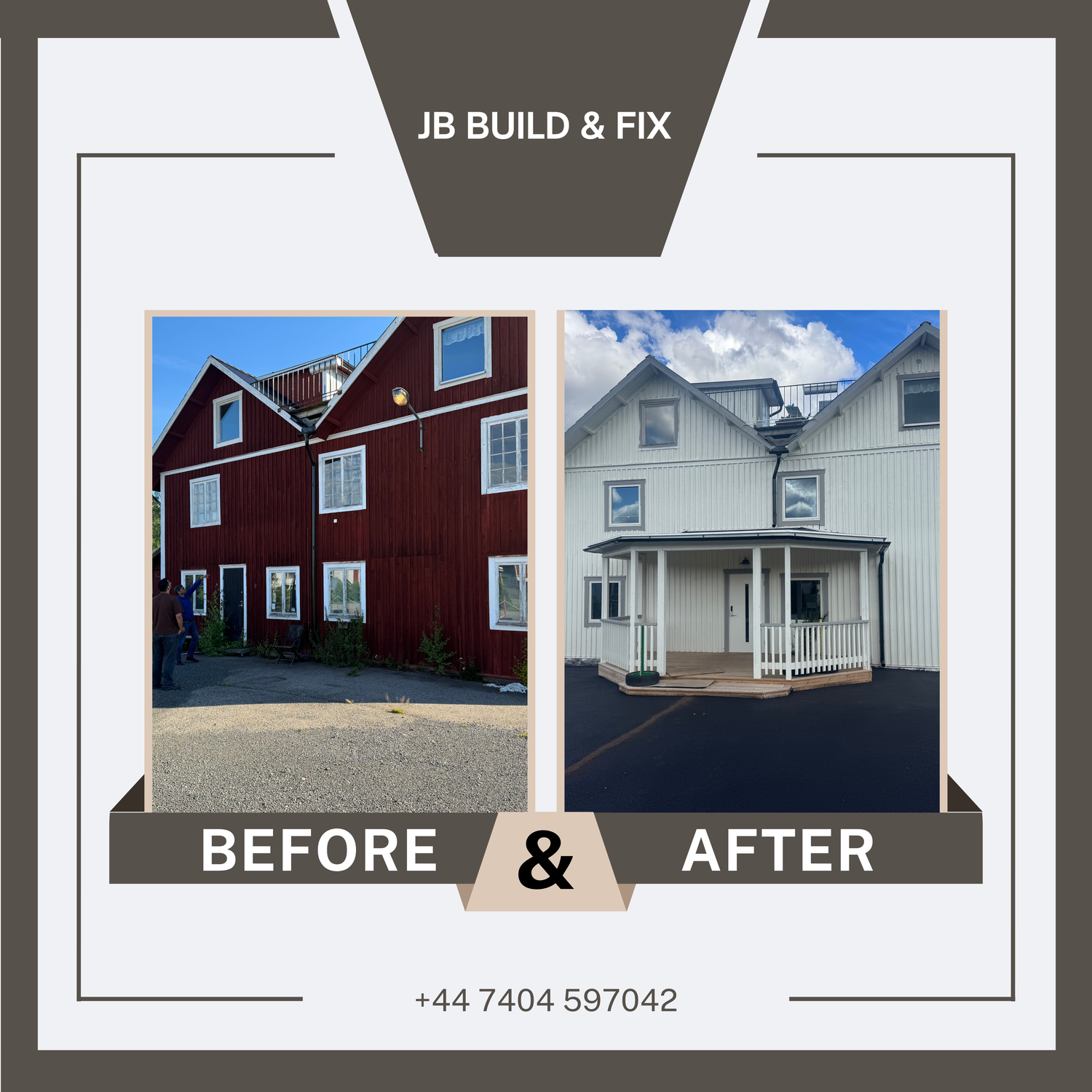 Before And After by JB Build and Fix Ltd, Dorset