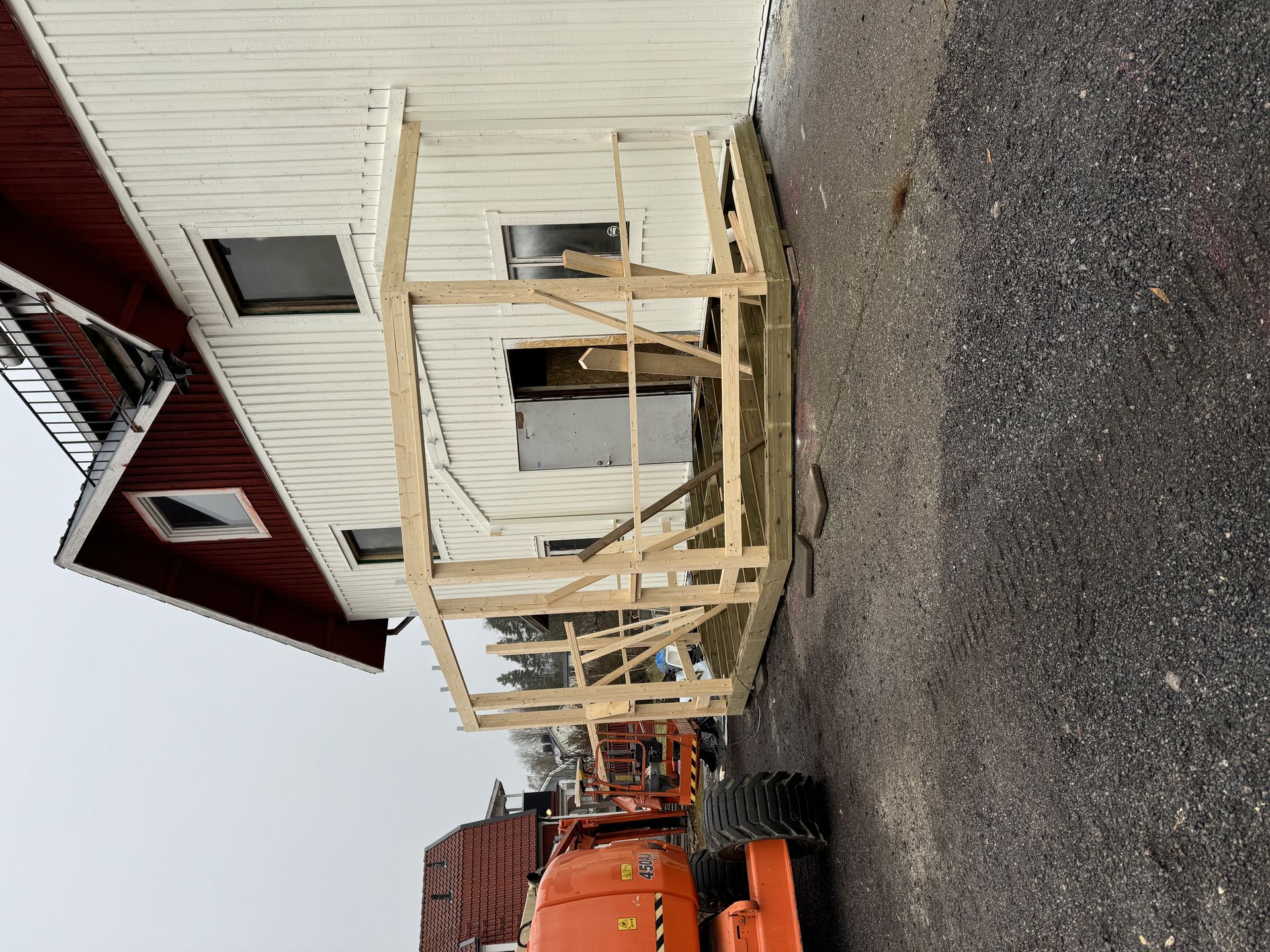 Porch Stenakra Verkstad by JB Build and Fix Ltd, Dorset